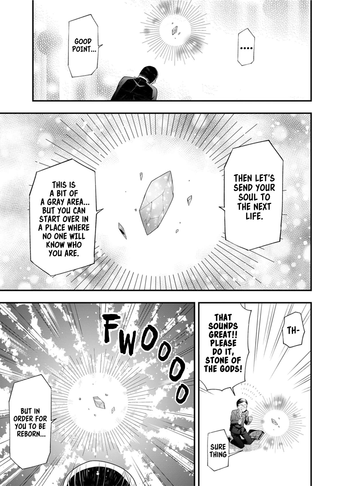 The Old Man That Was Reincarnated as a Young Girl in the Demon World Wants to Become the Demon Lord for the Sake of Peace Chapter 1 page 8 - Chapter 1: The Beginning, a Crimson Night