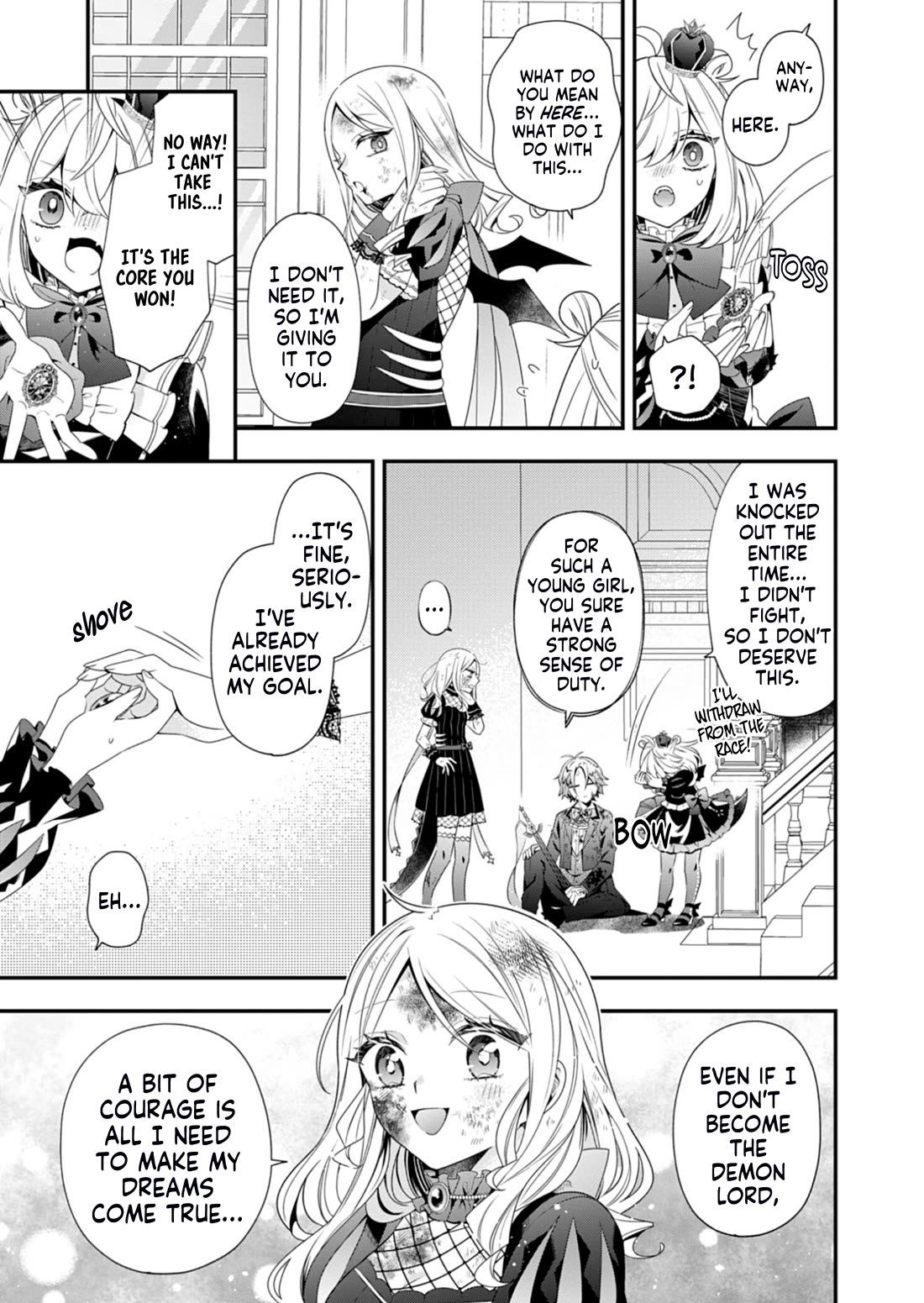 The Old Man That Was Reincarnated as a Young Girl in the Demon World Wants to Become the Demon Lord for the Sake of Peace Chapter 10 page 30 - Chapter 10: Scarlet-dyed Dignity