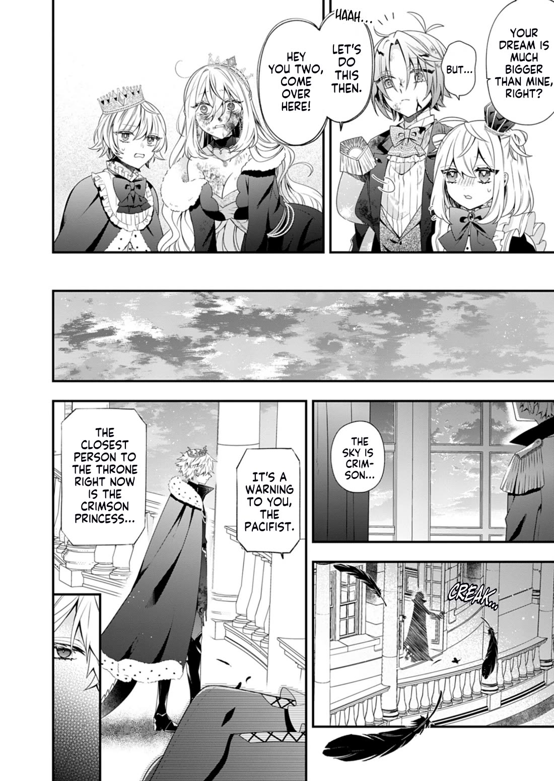 The Old Man That Was Reincarnated as a Young Girl in the Demon World Wants to Become the Demon Lord for the Sake of Peace Chapter 10 page 31 - Chapter 10: Scarlet-dyed Dignity