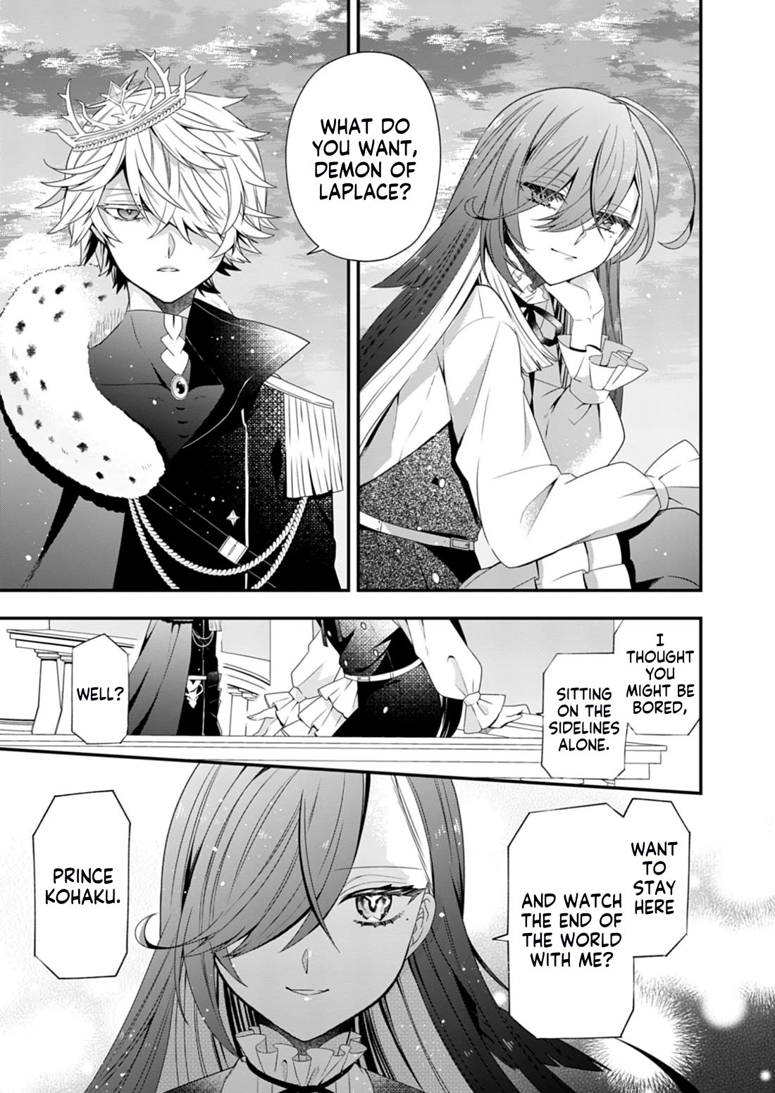 The Old Man That Was Reincarnated as a Young Girl in the Demon World Wants to Become the Demon Lord for the Sake of Peace Chapter 10 page 32 - Chapter 10: Scarlet-dyed Dignity