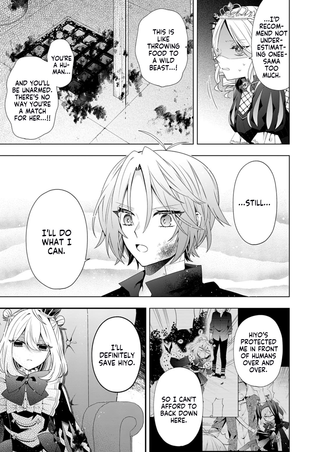The Old Man That Was Reincarnated as a Young Girl in the Demon World Wants to Become the Demon Lord for the Sake of Peace Chapter 10 page 4 - Chapter 10: Scarlet-dyed Dignity