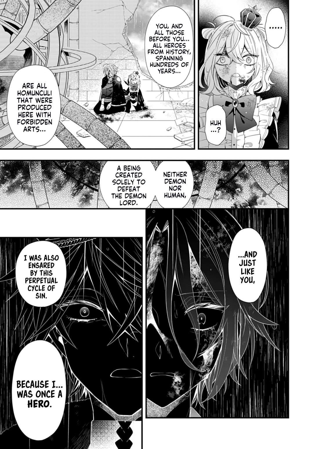 The Old Man That Was Reincarnated as a Young Girl in the Demon World Wants to Become the Demon Lord for the Sake of Peace Chapter 11 page 32 - Chapter 11: The Twilight of Dies Irae