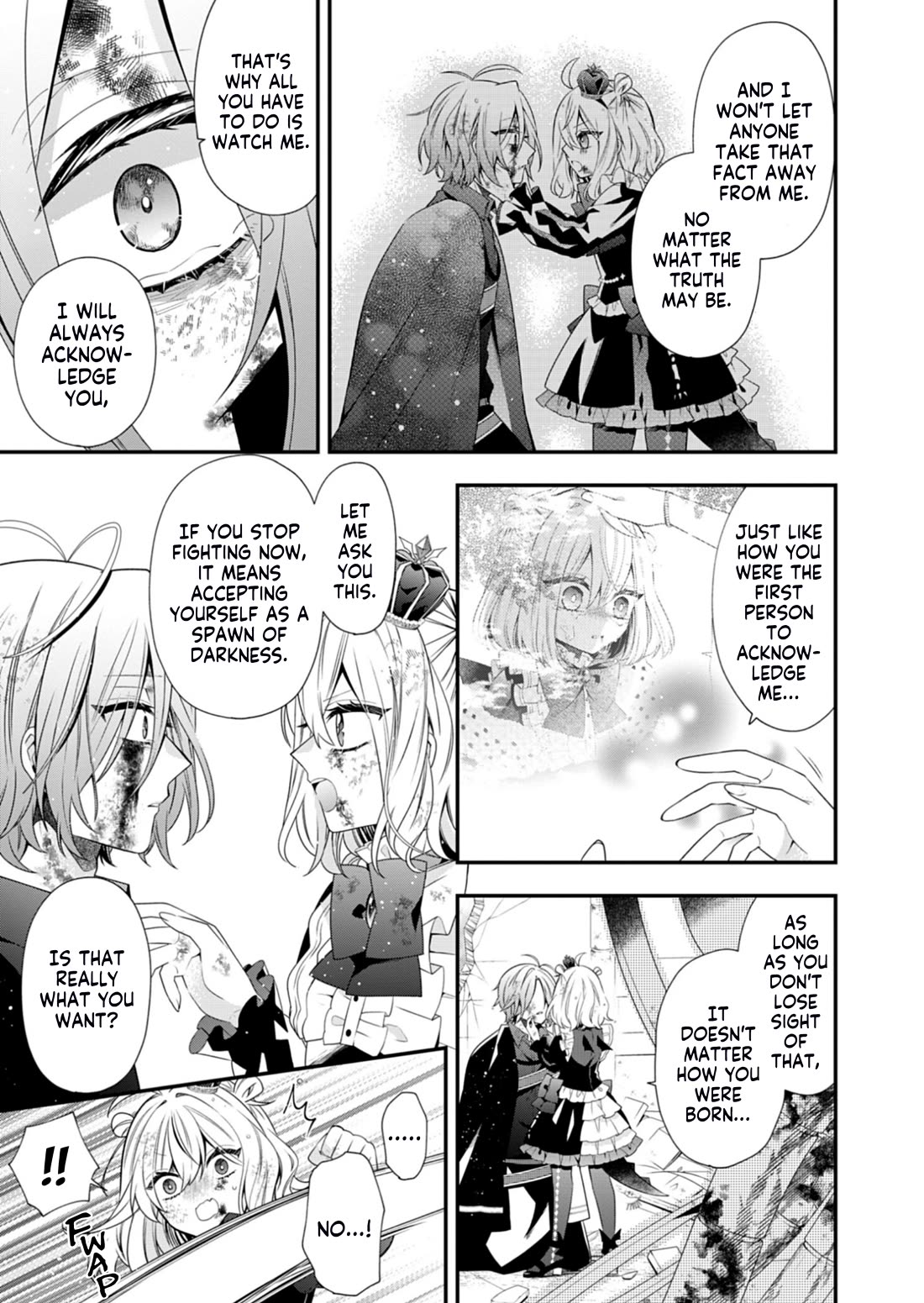 The Old Man That Was Reincarnated as a Young Girl in the Demon World Wants to Become the Demon Lord for the Sake of Peace Chapter 12 page 14 - Chapter 12: The Lightning-charged Blade that Severs Fate