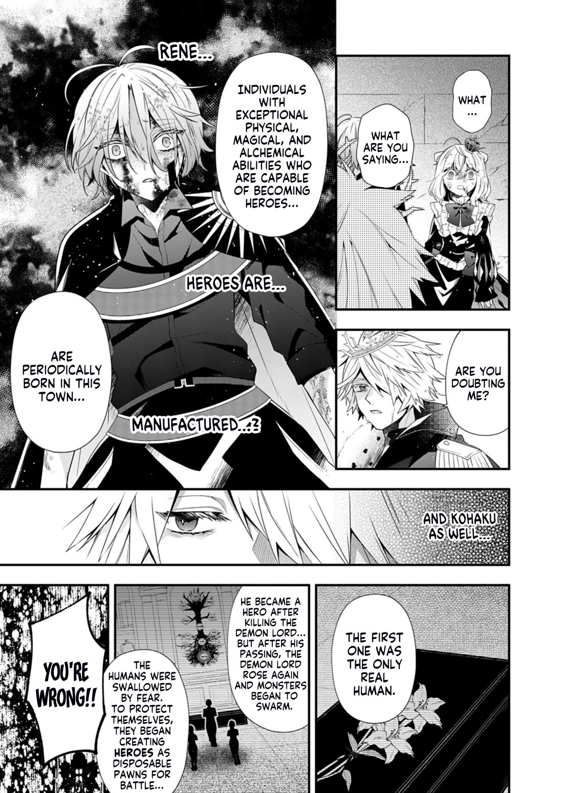 The Old Man That Was Reincarnated as a Young Girl in the Demon World Wants to Become the Demon Lord for the Sake of Peace Chapter 12 page 2 - Chapter 12: The Lightning-charged Blade that Severs Fate