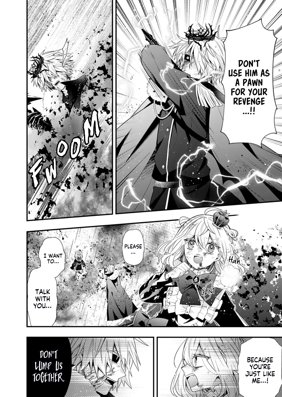 The Old Man That Was Reincarnated as a Young Girl in the Demon World Wants to Become the Demon Lord for the Sake of Peace Chapter 12 page 25 - Chapter 12: The Lightning-charged Blade that Severs Fate