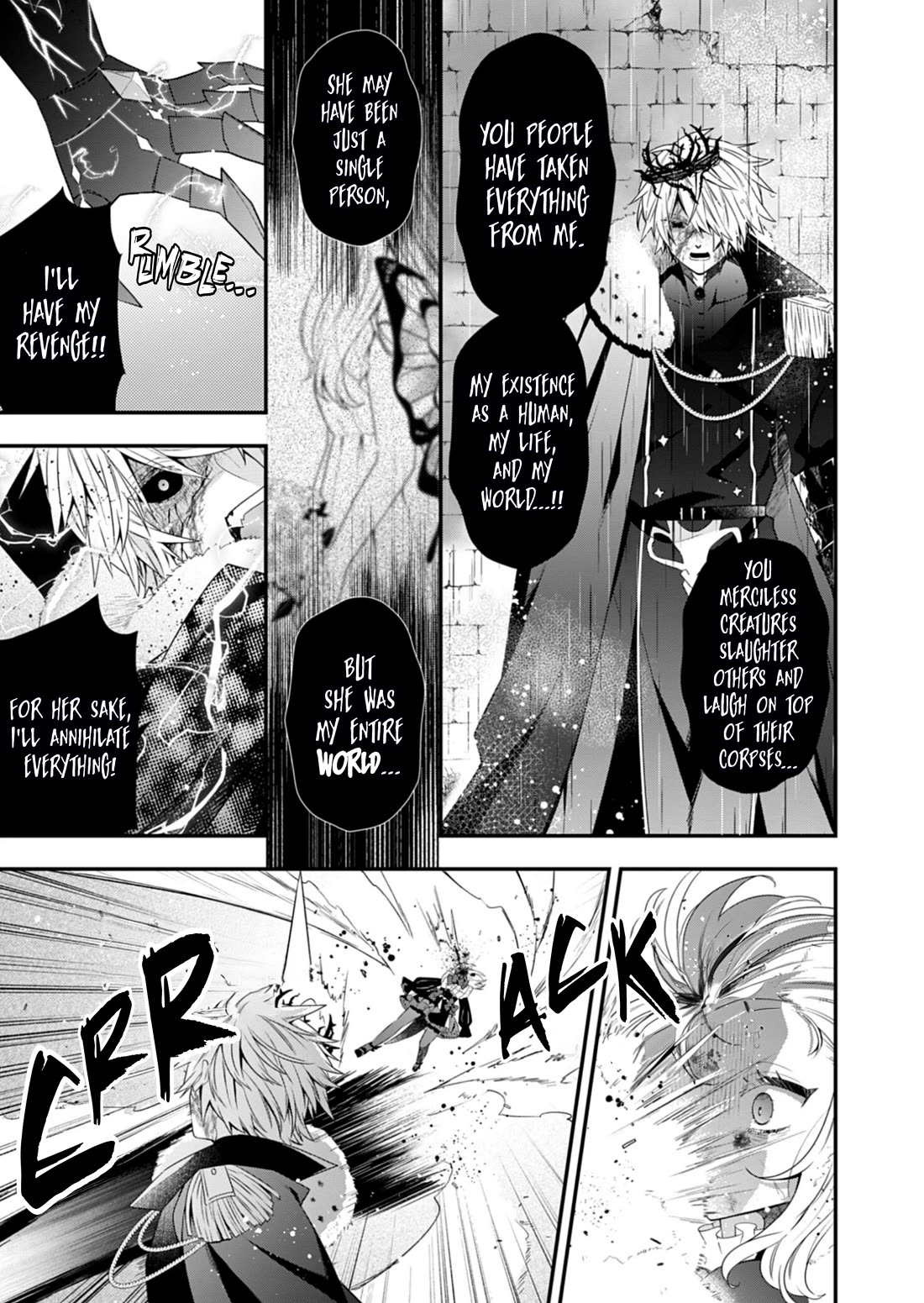 The Old Man That Was Reincarnated as a Young Girl in the Demon World Wants to Become the Demon Lord for the Sake of Peace Chapter 12 page 26 - Chapter 12: The Lightning-charged Blade that Severs Fate