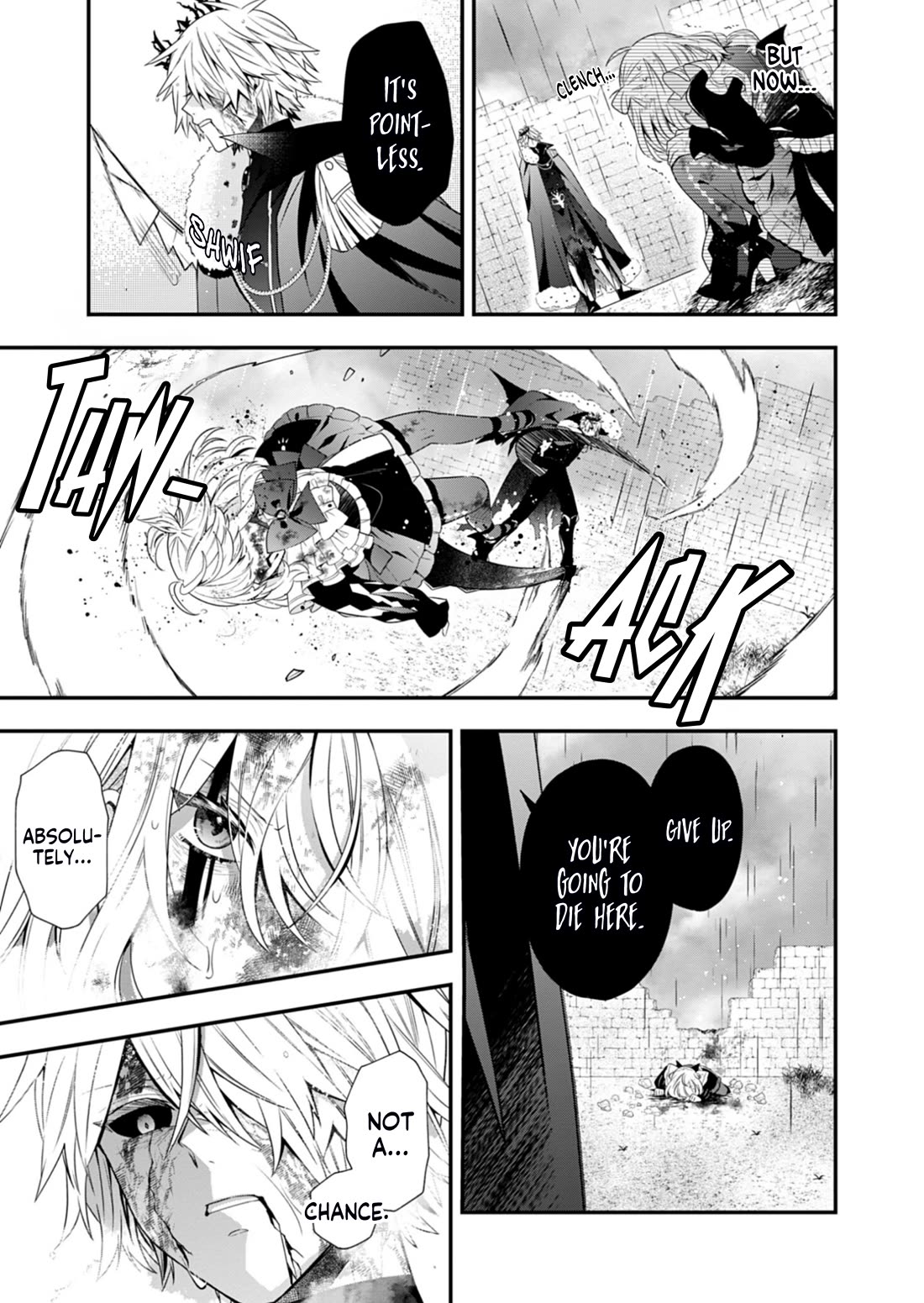 The Old Man That Was Reincarnated as a Young Girl in the Demon World Wants to Become the Demon Lord for the Sake of Peace Chapter 12 page 28 - Chapter 12: The Lightning-charged Blade that Severs Fate