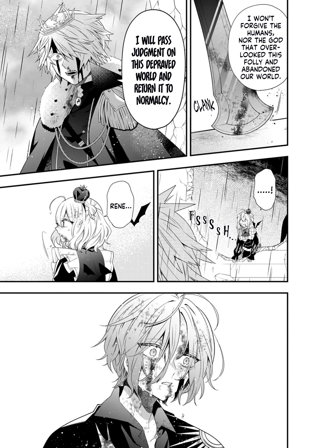 The Old Man That Was Reincarnated as a Young Girl in the Demon World Wants to Become the Demon Lord for the Sake of Peace Chapter 12 page 6 - Chapter 12: The Lightning-charged Blade that Severs Fate