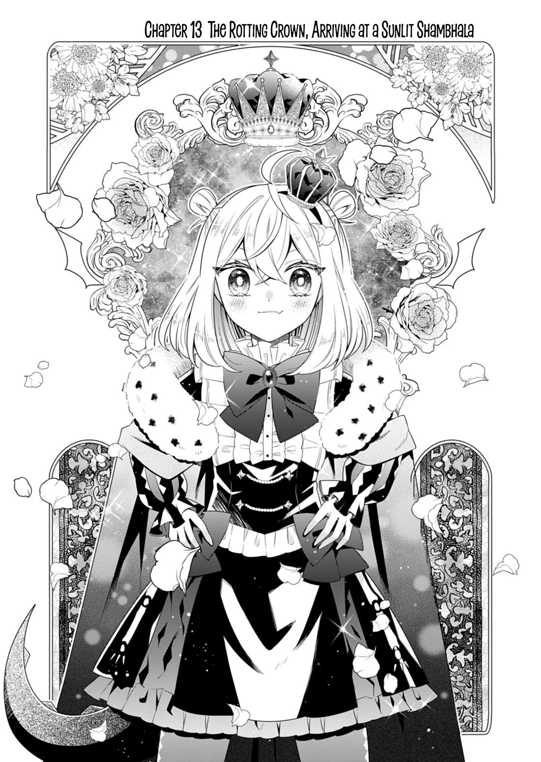 The Old Man That Was Reincarnated as a Young Girl in the Demon World Wants to Become the Demon Lord for the Sake of Peace Chapter 13 page 1 - Chapter 13: The Rotting Crown, Arriving at a Sunlit Shambhala [END]