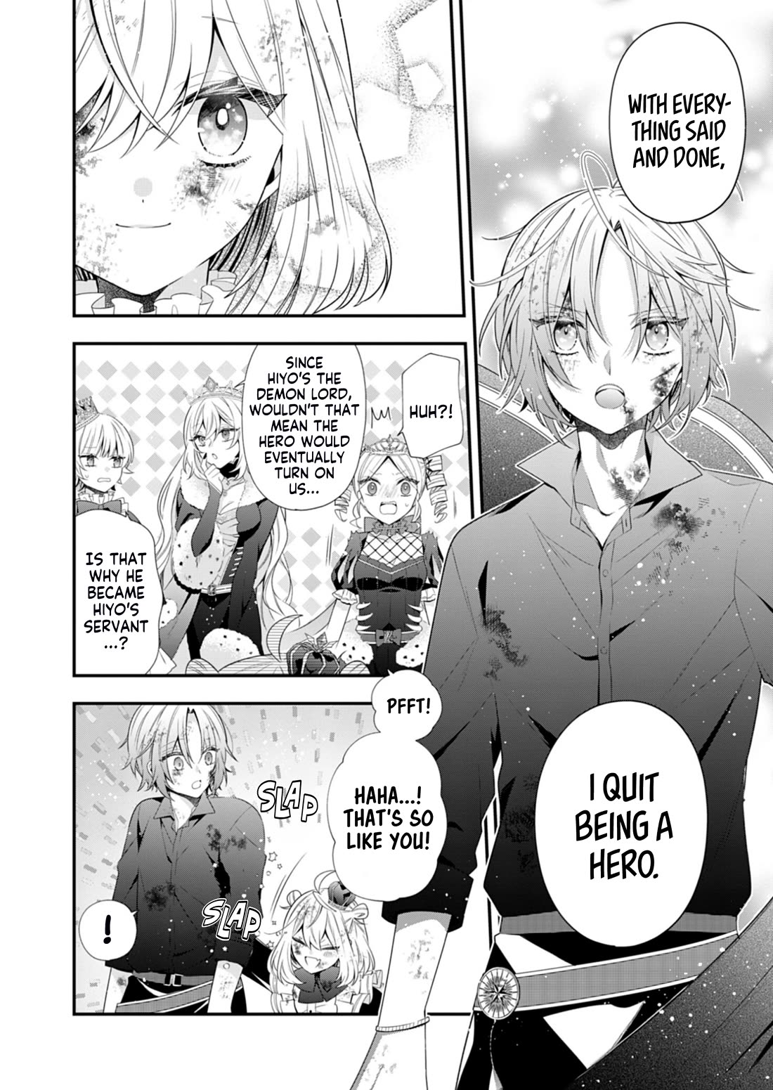 The Old Man That Was Reincarnated as a Young Girl in the Demon World Wants to Become the Demon Lord for the Sake of Peace Chapter 13 page 17 - Chapter 13: The Rotting Crown, Arriving at a Sunlit Shambhala [END]