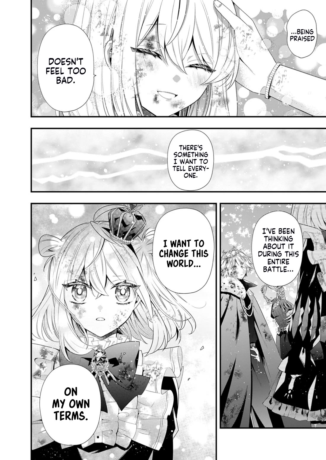 The Old Man That Was Reincarnated as a Young Girl in the Demon World Wants to Become the Demon Lord for the Sake of Peace Chapter 13 page 19 - Chapter 13: The Rotting Crown, Arriving at a Sunlit Shambhala [END]