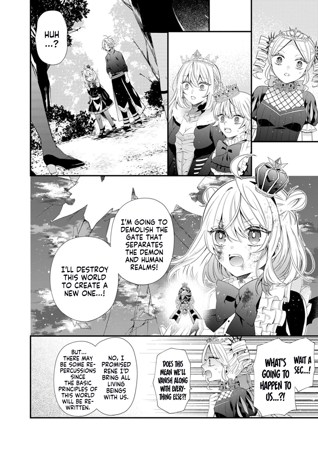 The Old Man That Was Reincarnated as a Young Girl in the Demon World Wants to Become the Demon Lord for the Sake of Peace Chapter 13 page 21 - Chapter 13: The Rotting Crown, Arriving at a Sunlit Shambhala [END]