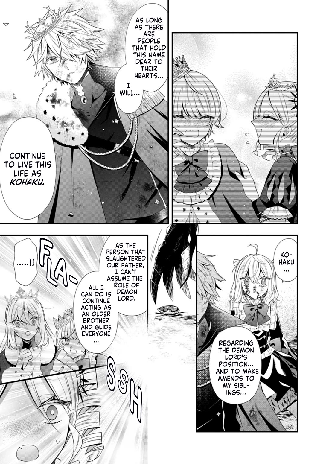 The Old Man That Was Reincarnated as a Young Girl in the Demon World Wants to Become the Demon Lord for the Sake of Peace Chapter 13 page 8 - Chapter 13: The Rotting Crown, Arriving at a Sunlit Shambhala [END]