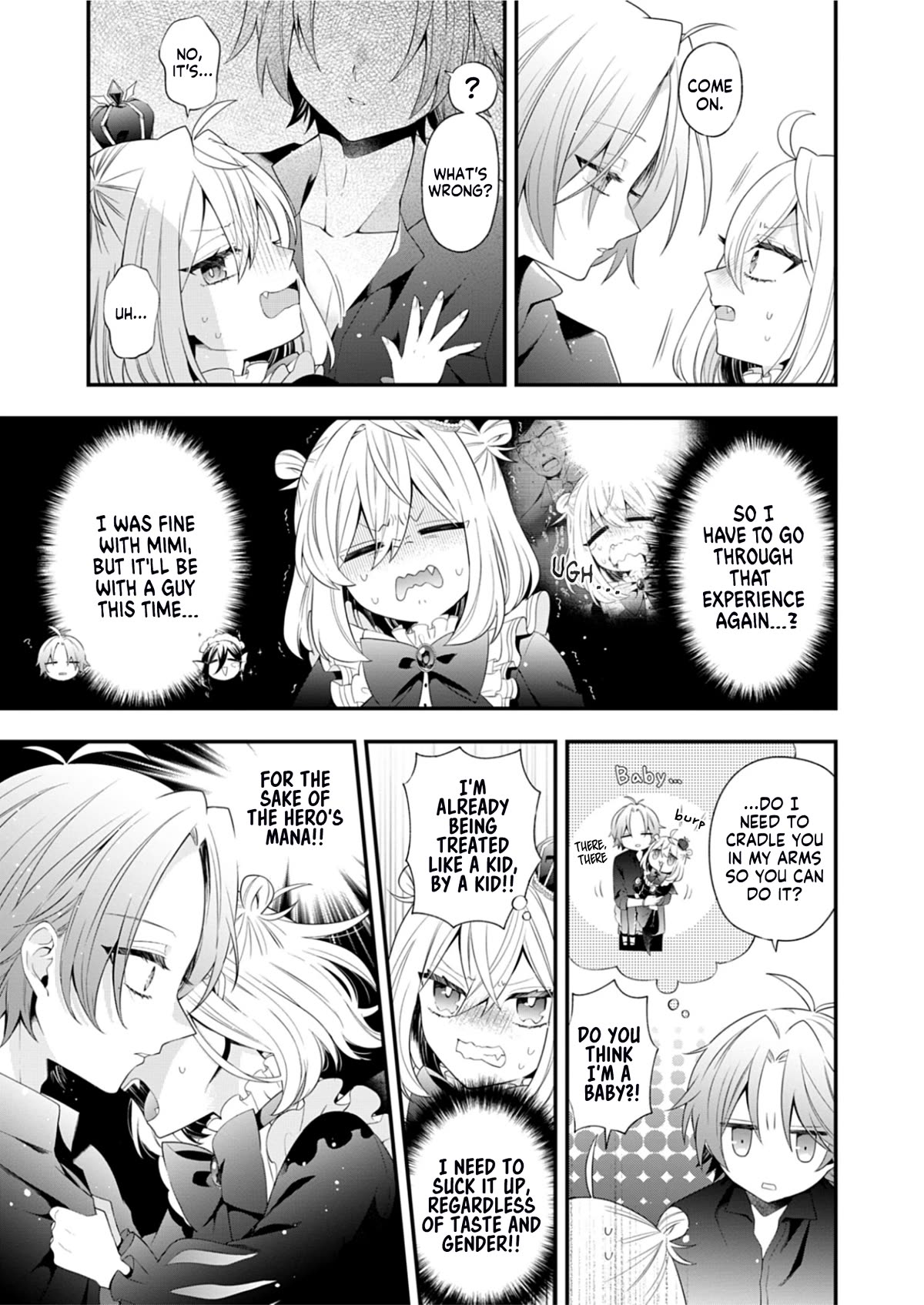 The Old Man That Was Reincarnated as a Young Girl in the Demon World Wants to Become the Demon Lord for the Sake of Peace Chapter 2 page 11 - Chapter 2: Mirrors That Reflect the Golden Moon