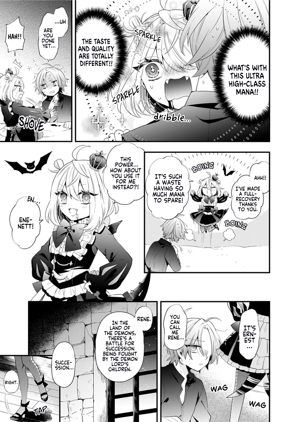 The Old Man That Was Reincarnated as a Young Girl in the Demon World Wants to Become the Demon Lord for the Sake of Peace Chapter 2 page 13 - Chapter 2: Mirrors That Reflect the Golden Moon