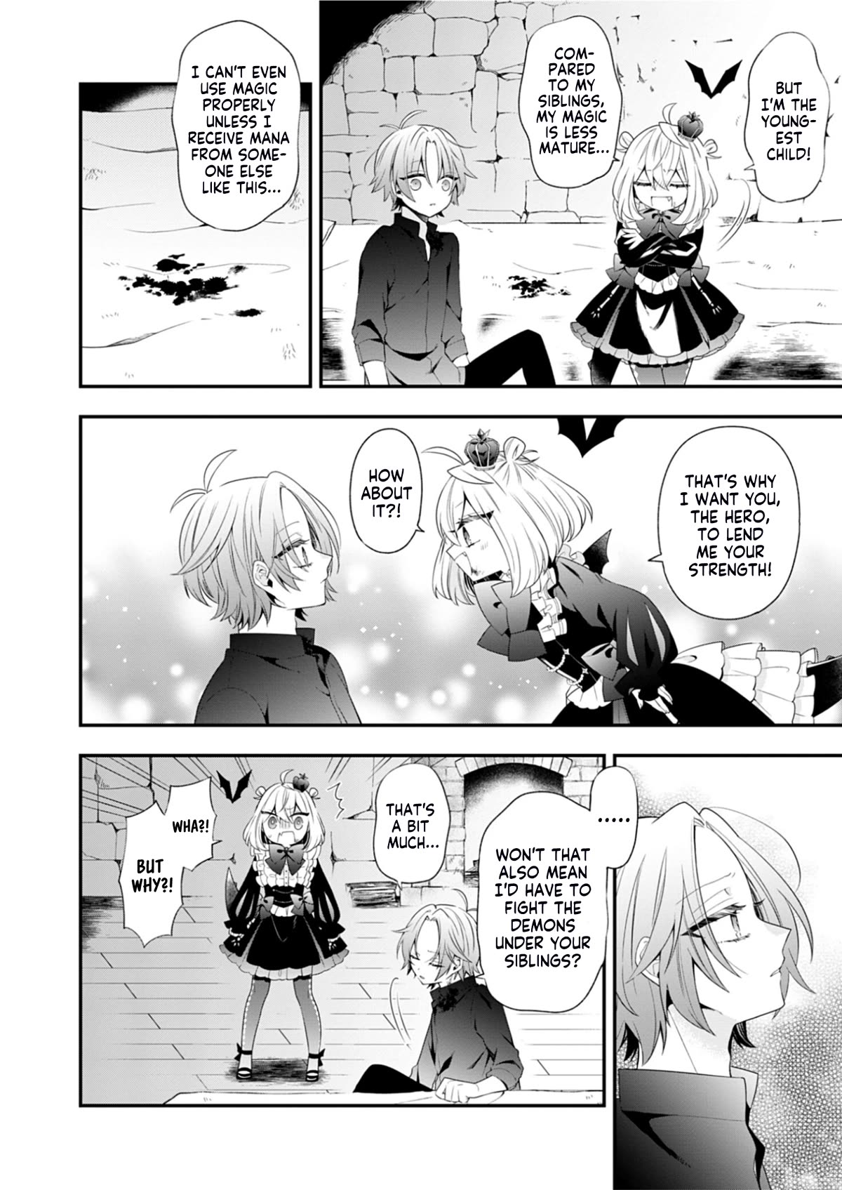 The Old Man That Was Reincarnated as a Young Girl in the Demon World Wants to Become the Demon Lord for the Sake of Peace Chapter 2 page 14 - Chapter 2: Mirrors That Reflect the Golden Moon