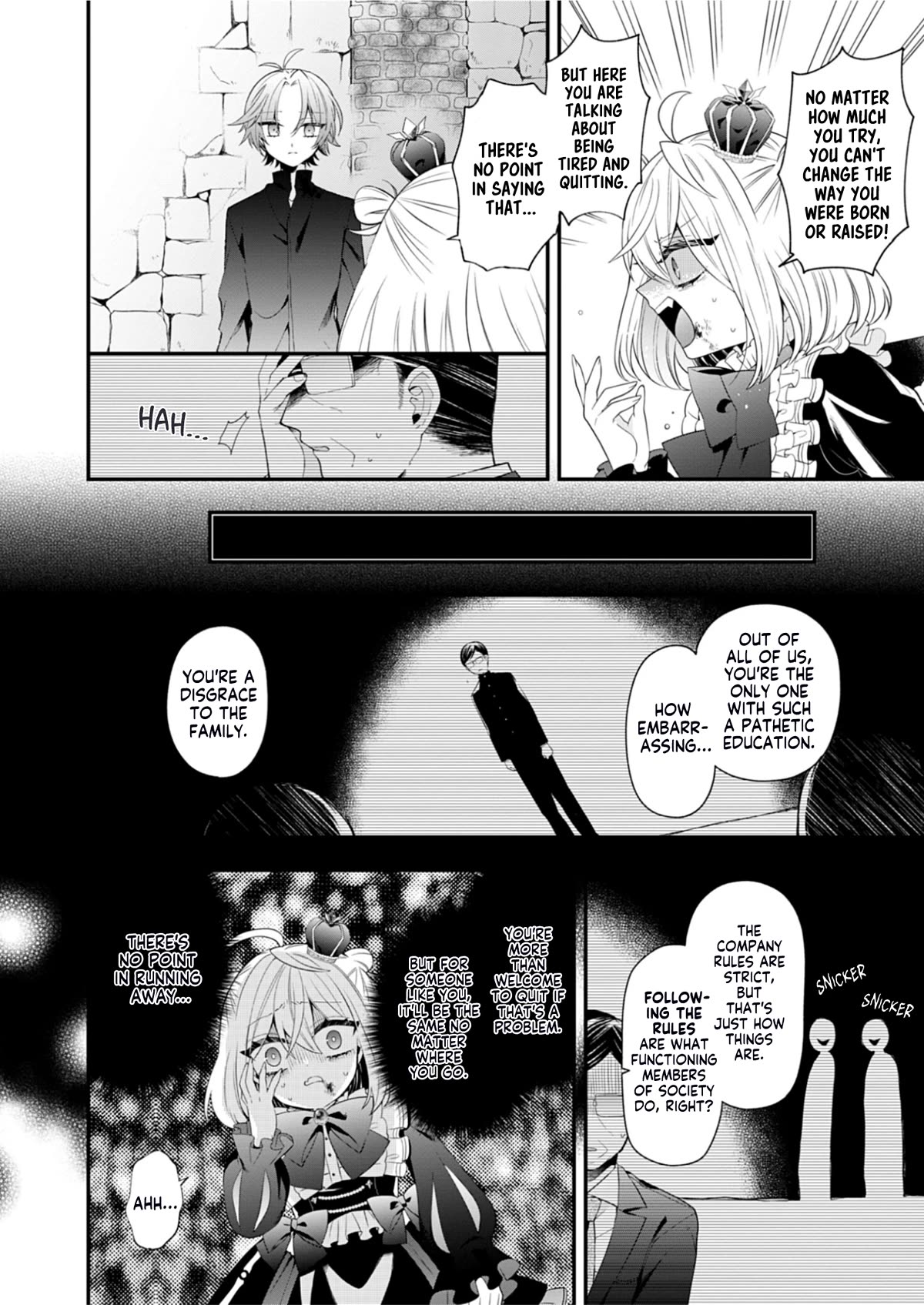 The Old Man That Was Reincarnated as a Young Girl in the Demon World Wants to Become the Demon Lord for the Sake of Peace Chapter 2 page 18 - Chapter 2: Mirrors That Reflect the Golden Moon