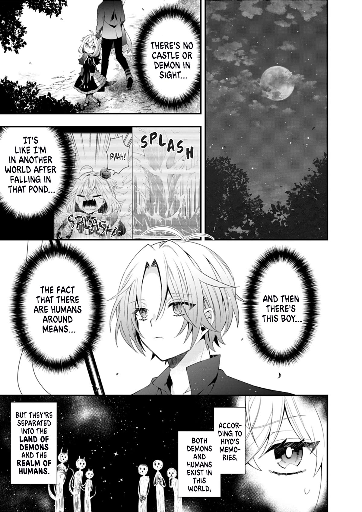 The Old Man That Was Reincarnated as a Young Girl in the Demon World Wants to Become the Demon Lord for the Sake of Peace Chapter 2 page 3 - Chapter 2: Mirrors That Reflect the Golden Moon