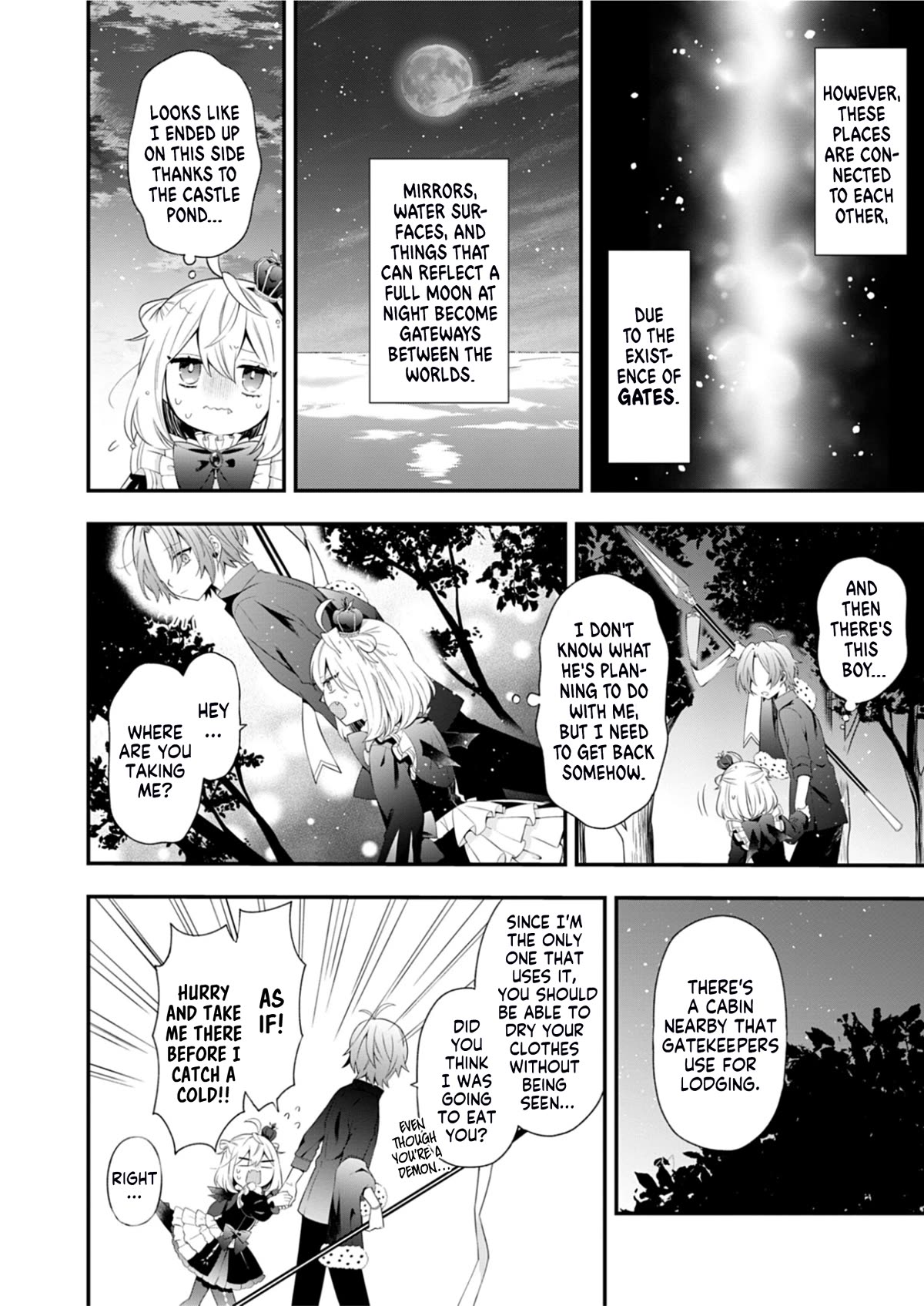 The Old Man That Was Reincarnated as a Young Girl in the Demon World Wants to Become the Demon Lord for the Sake of Peace Chapter 2 page 4 - Chapter 2: Mirrors That Reflect the Golden Moon