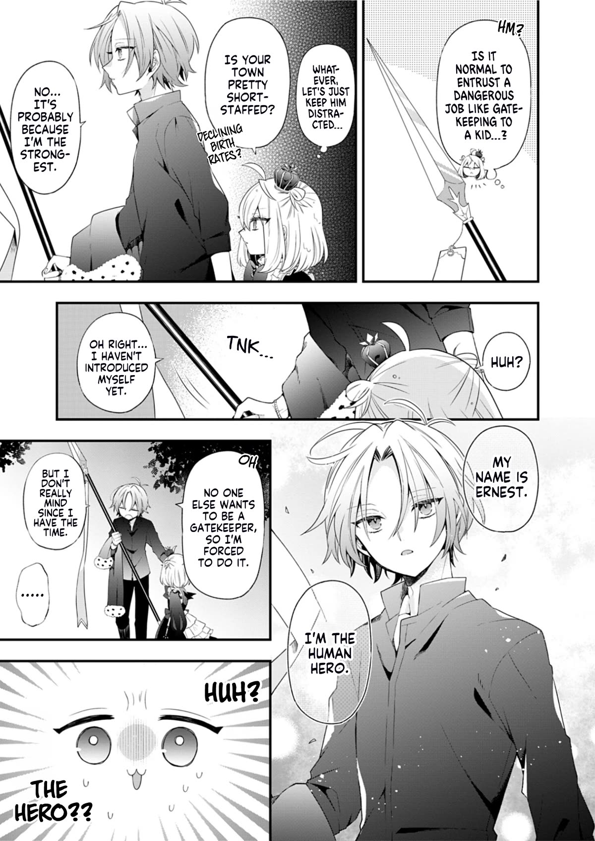 The Old Man That Was Reincarnated as a Young Girl in the Demon World Wants to Become the Demon Lord for the Sake of Peace Chapter 2 page 5 - Chapter 2: Mirrors That Reflect the Golden Moon