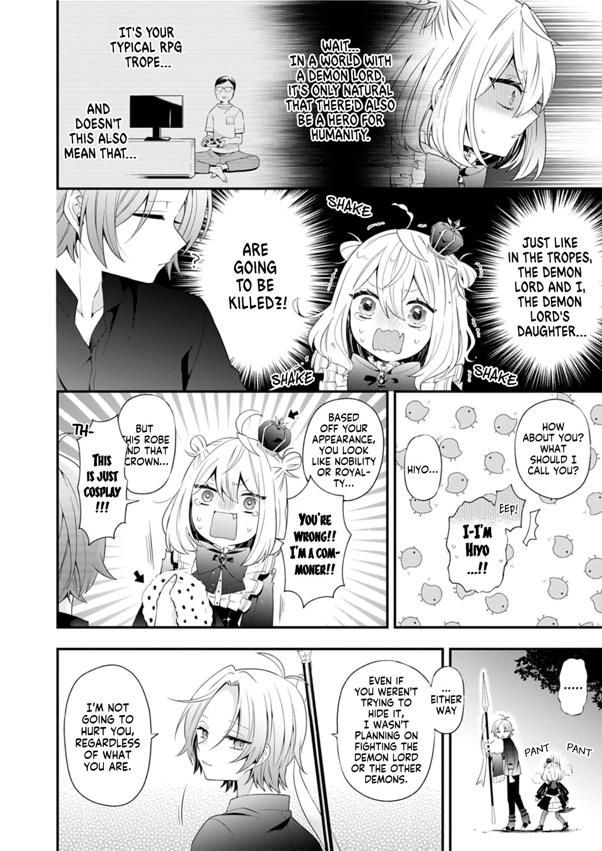 The Old Man That Was Reincarnated as a Young Girl in the Demon World Wants to Become the Demon Lord for the Sake of Peace Chapter 2 page 6 - Chapter 2: Mirrors That Reflect the Golden Moon