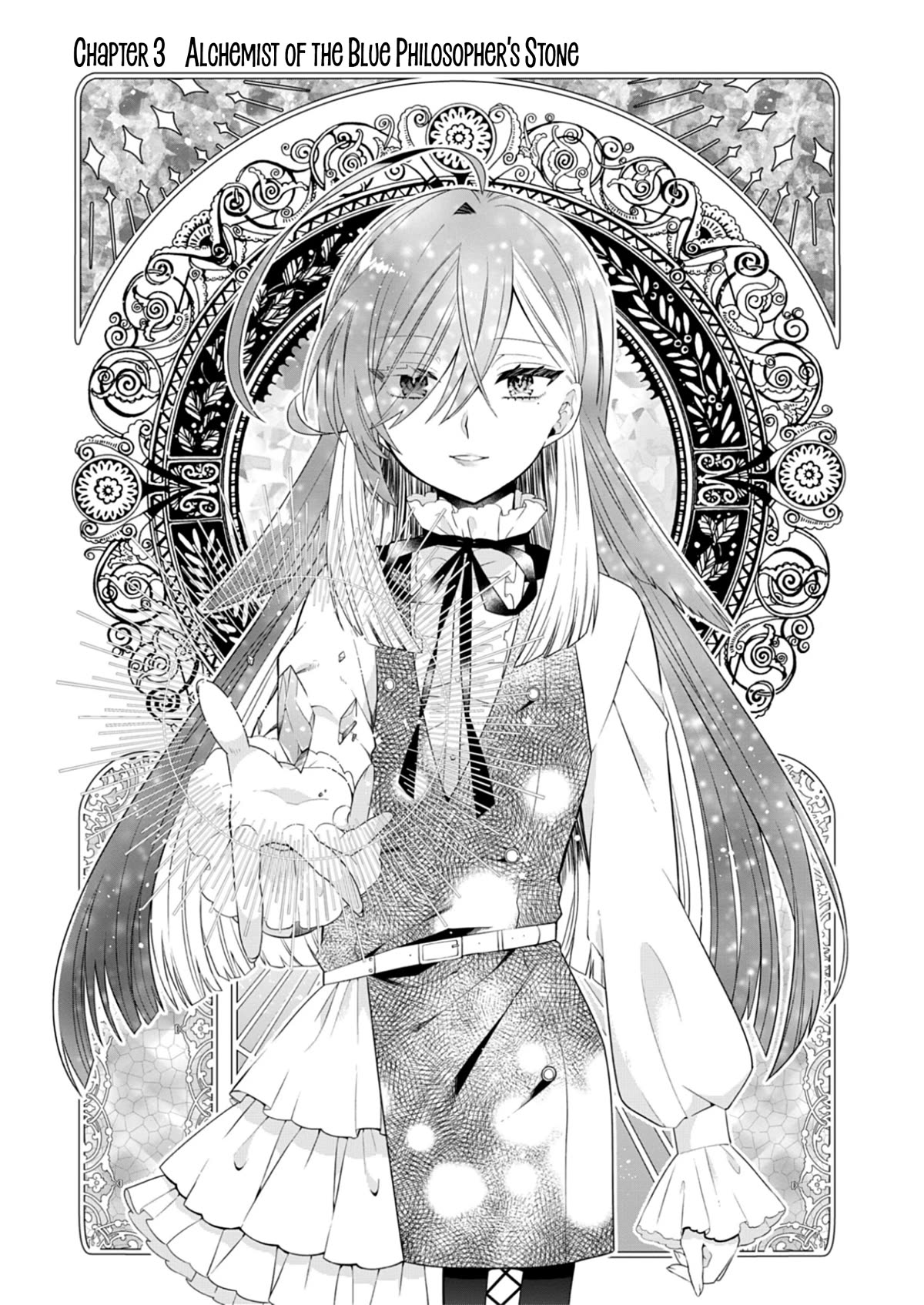 The Old Man That Was Reincarnated as a Young Girl in the Demon World Wants to Become the Demon Lord for the Sake of Peace Chapter 3 page 1 - Chapter 3: Alchemist of the Blue Philosopher's Stone