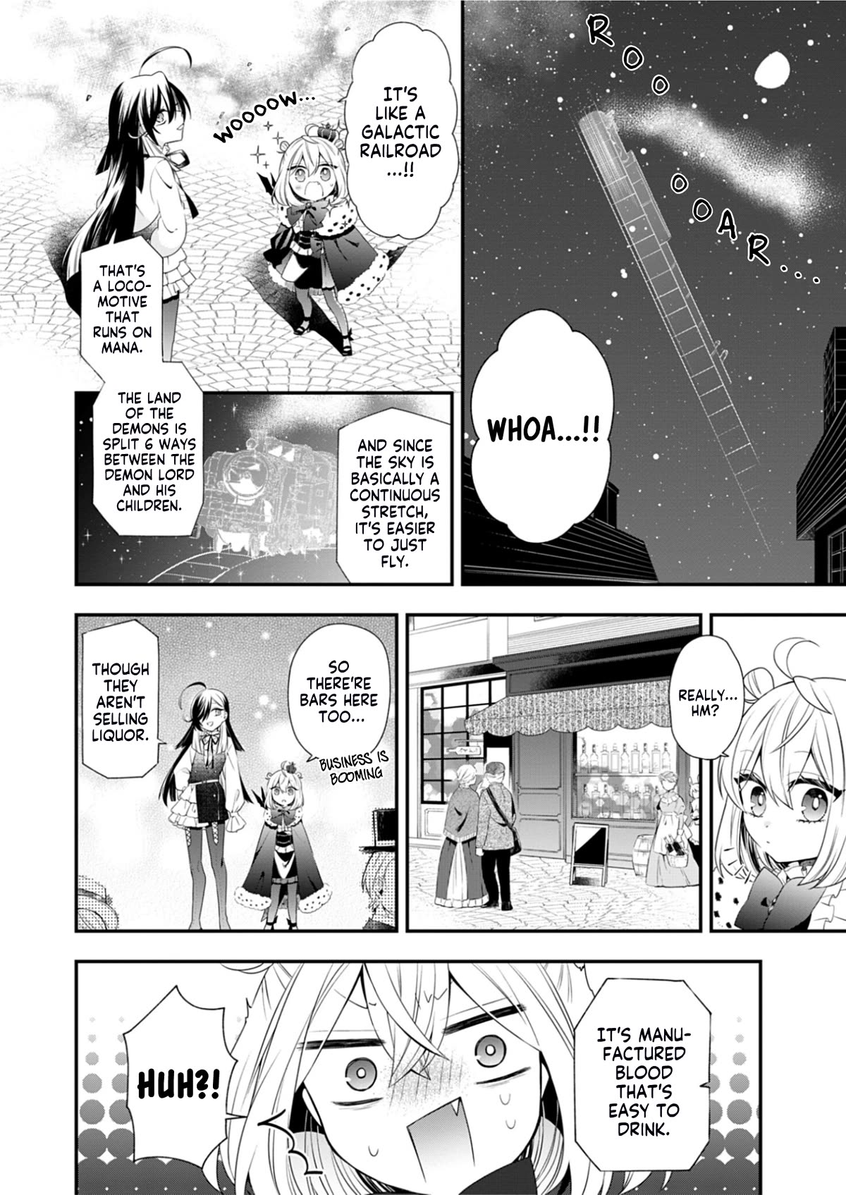 The Old Man That Was Reincarnated as a Young Girl in the Demon World Wants to Become the Demon Lord for the Sake of Peace Chapter 3 page 13 - Chapter 3: Alchemist of the Blue Philosopher's Stone