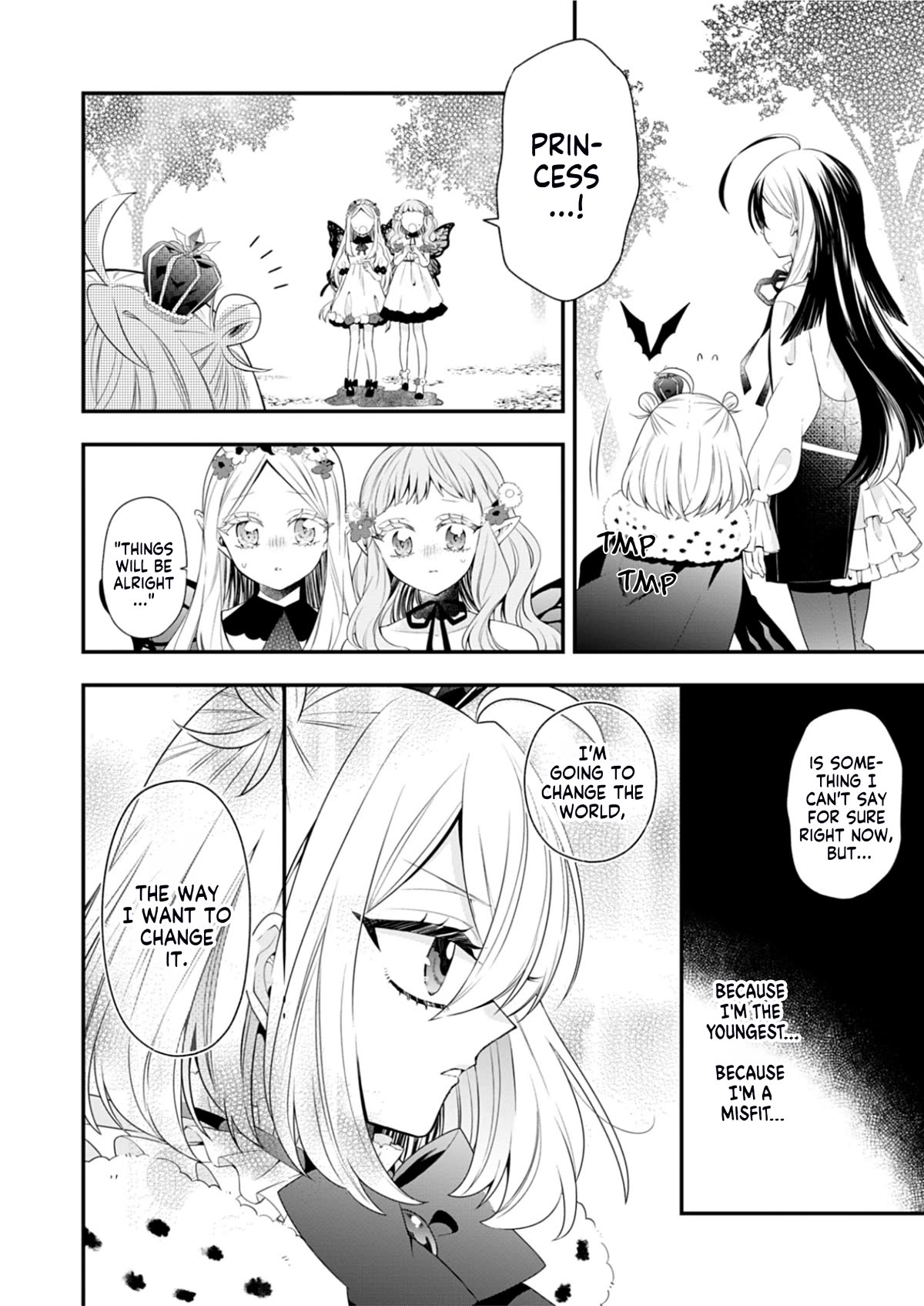 The Old Man That Was Reincarnated as a Young Girl in the Demon World Wants to Become the Demon Lord for the Sake of Peace Chapter 3 page 25 - Chapter 3: Alchemist of the Blue Philosopher's Stone