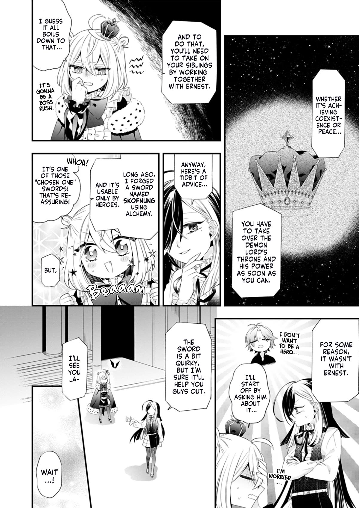 The Old Man That Was Reincarnated as a Young Girl in the Demon World Wants to Become the Demon Lord for the Sake of Peace Chapter 3 page 27 - Chapter 3: Alchemist of the Blue Philosopher's Stone