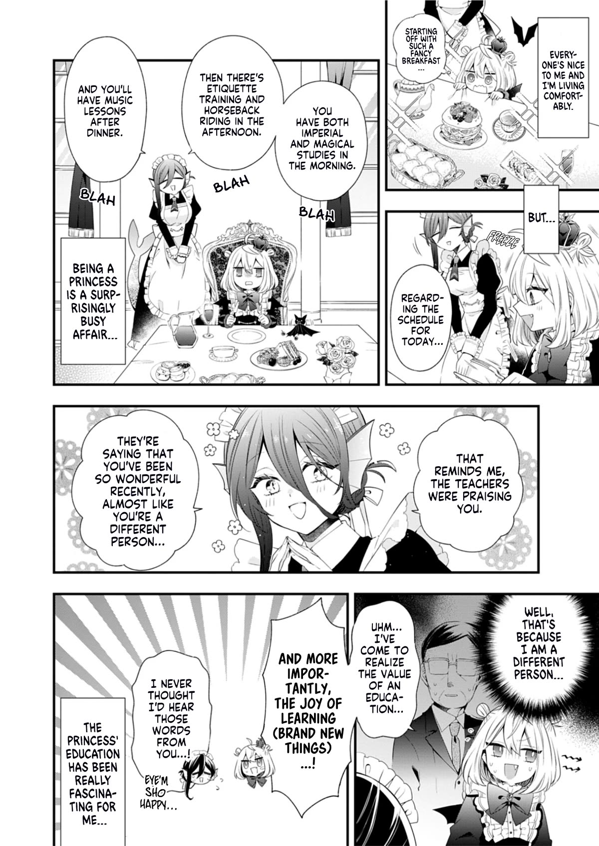 The Old Man That Was Reincarnated as a Young Girl in the Demon World Wants to Become the Demon Lord for the Sake of Peace Chapter 3 page 3 - Chapter 3: Alchemist of the Blue Philosopher's Stone
