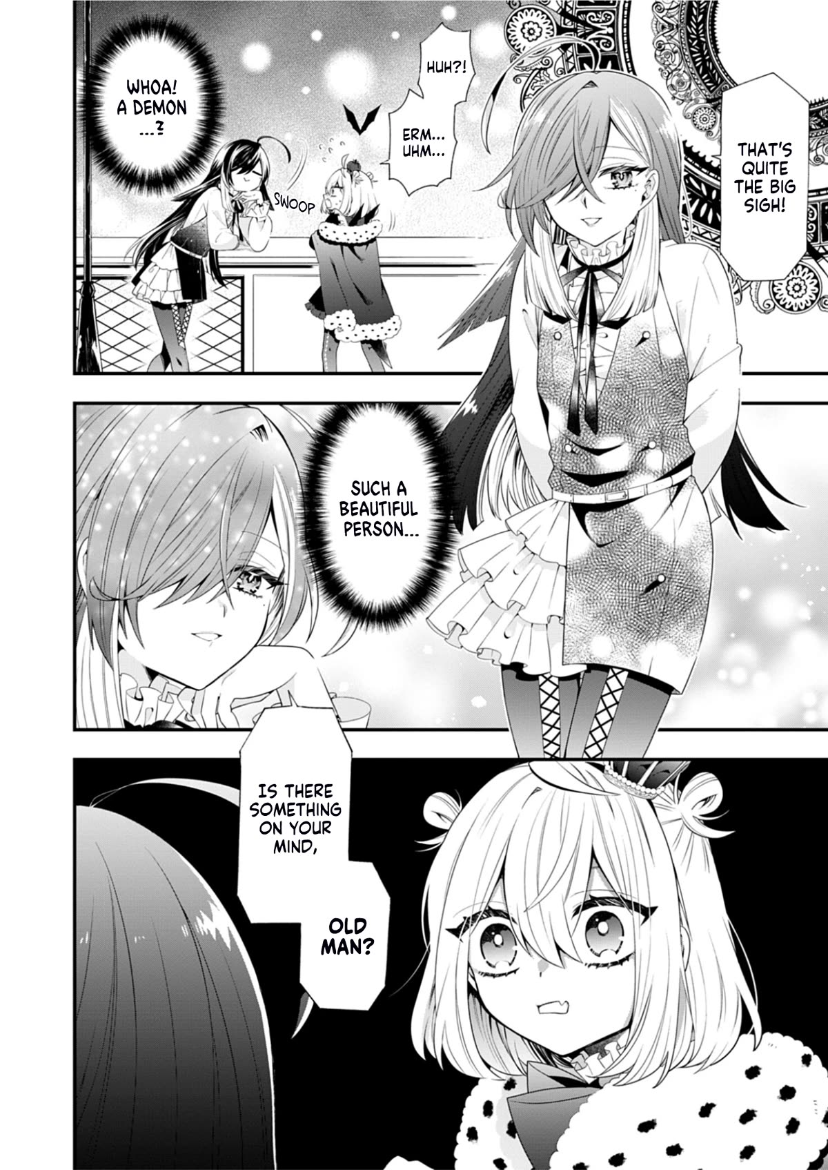 The Old Man That Was Reincarnated as a Young Girl in the Demon World Wants to Become the Demon Lord for the Sake of Peace Chapter 3 page 7 - Chapter 3: Alchemist of the Blue Philosopher's Stone