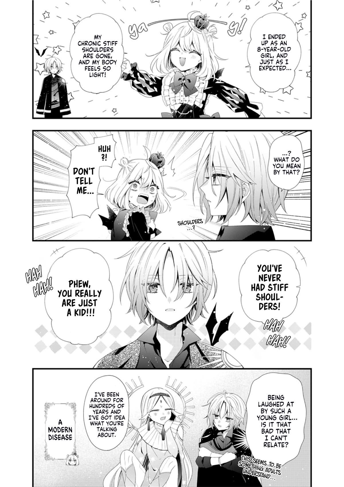 The Old Man That Was Reincarnated as a Young Girl in the Demon World Wants to Become the Demon Lord for the Sake of Peace Chapter 4.5 page 4 - Chapter 4.5: Volume 1 Extras