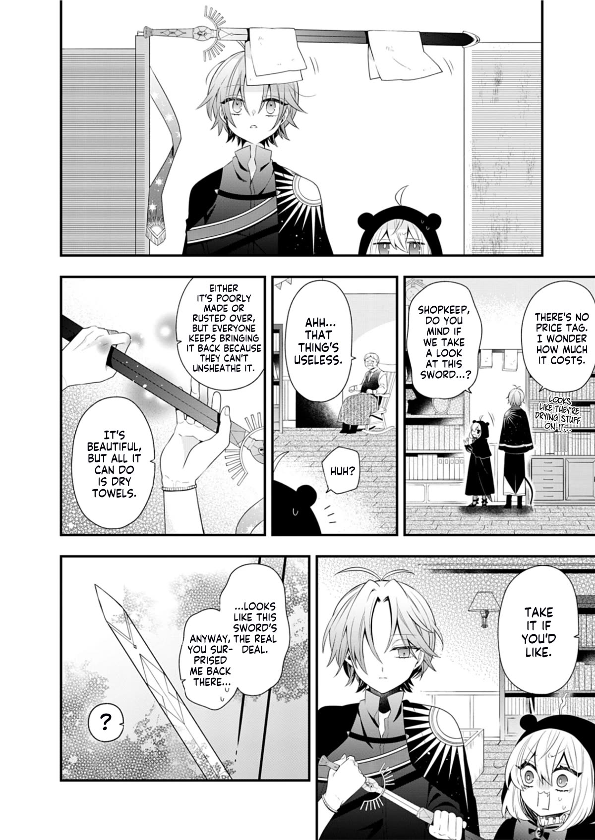 The Old Man That Was Reincarnated as a Young Girl in the Demon World Wants to Become the Demon Lord for the Sake of Peace Chapter 4 page 13 - Chapter 4: The Demon's Bane, or Spirit of Mercury
