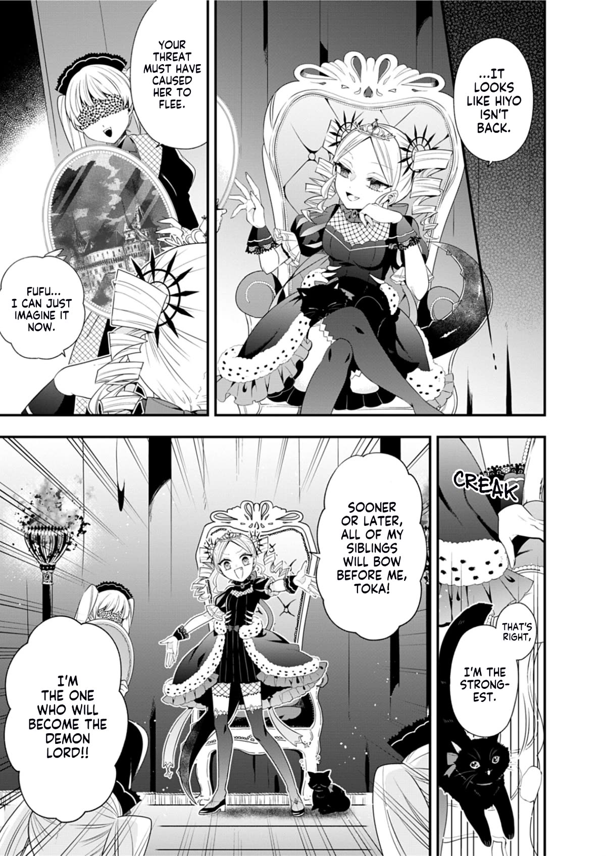 The Old Man That Was Reincarnated as a Young Girl in the Demon World Wants to Become the Demon Lord for the Sake of Peace Chapter 4 page 30 - Chapter 4: The Demon's Bane, or Spirit of Mercury