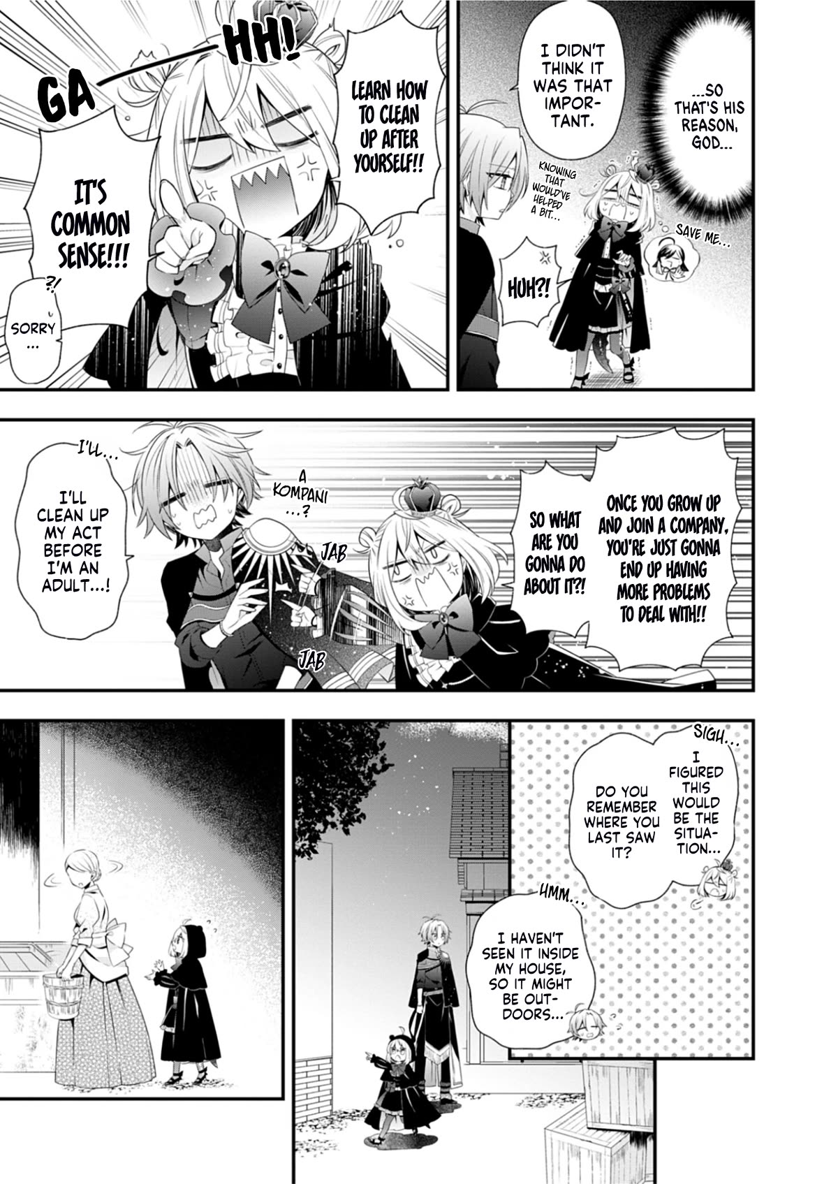 The Old Man That Was Reincarnated as a Young Girl in the Demon World Wants to Become the Demon Lord for the Sake of Peace Chapter 4 page 8 - Chapter 4: The Demon's Bane, or Spirit of Mercury