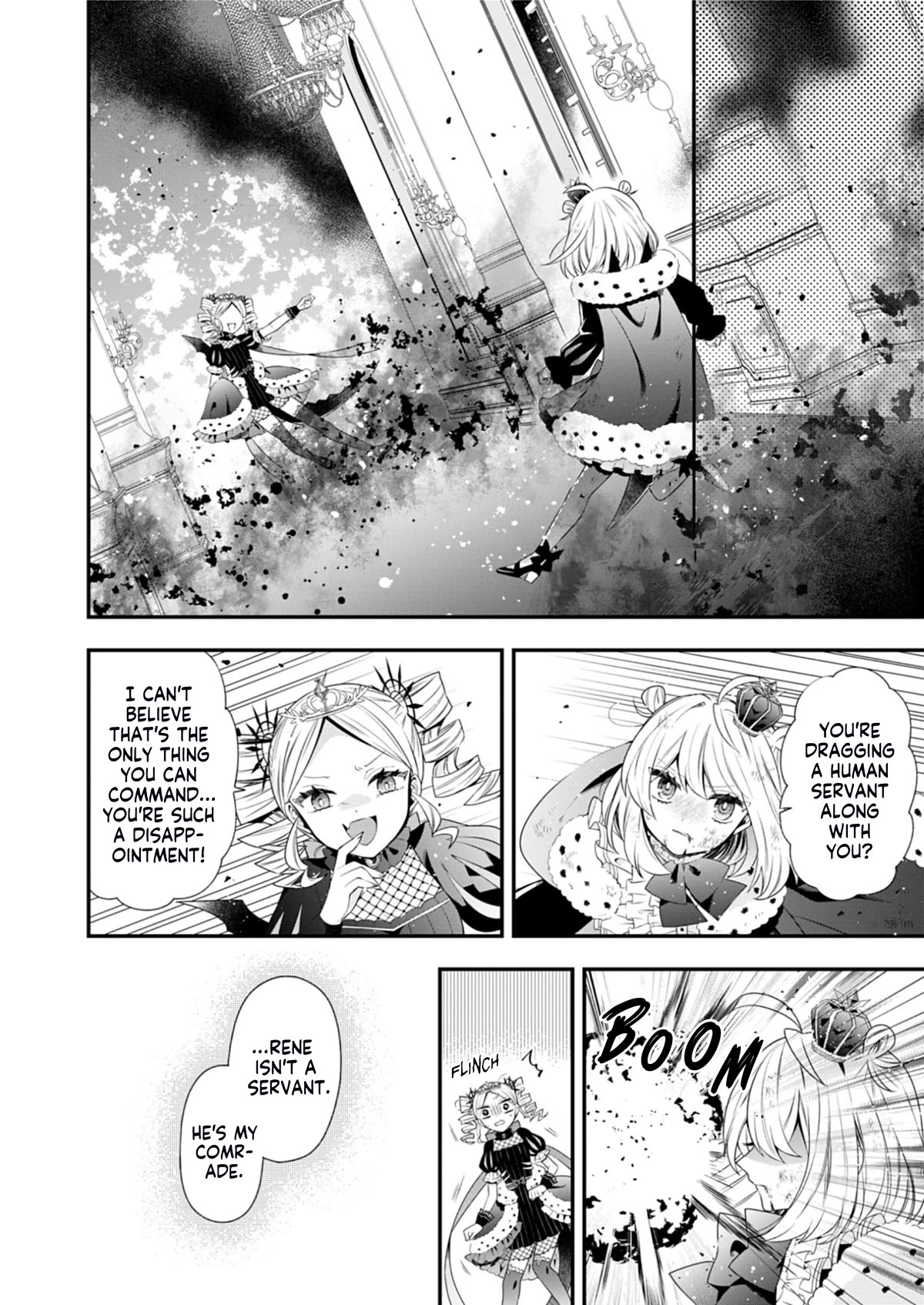 The Old Man That Was Reincarnated as a Young Girl in the Demon World Wants to Become the Demon Lord for the Sake of Peace Chapter 5 page 12 - Chapter 5: Envy Burns a Bright Orange