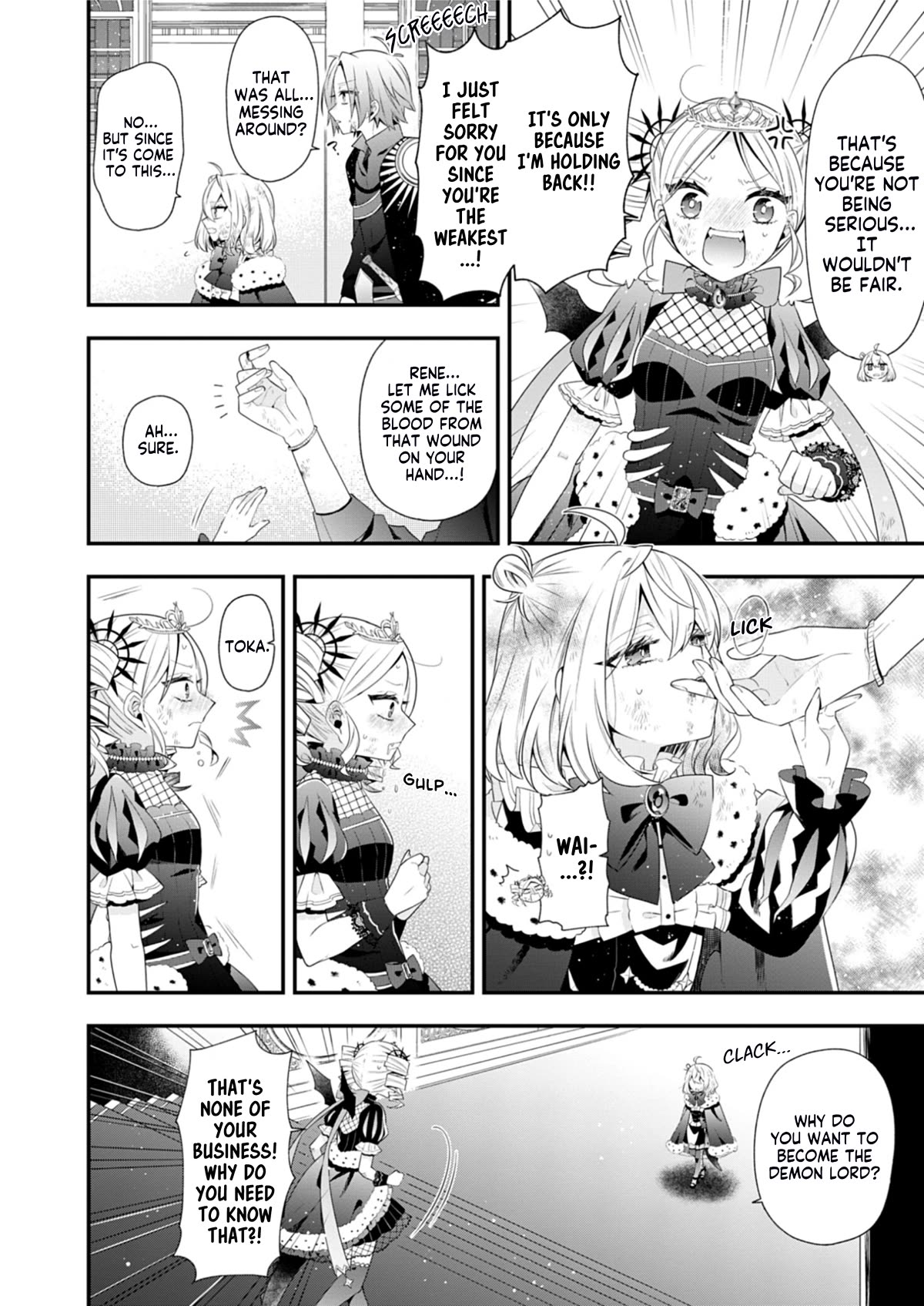 The Old Man That Was Reincarnated as a Young Girl in the Demon World Wants to Become the Demon Lord for the Sake of Peace Chapter 5 page 22 - Chapter 5: Envy Burns a Bright Orange