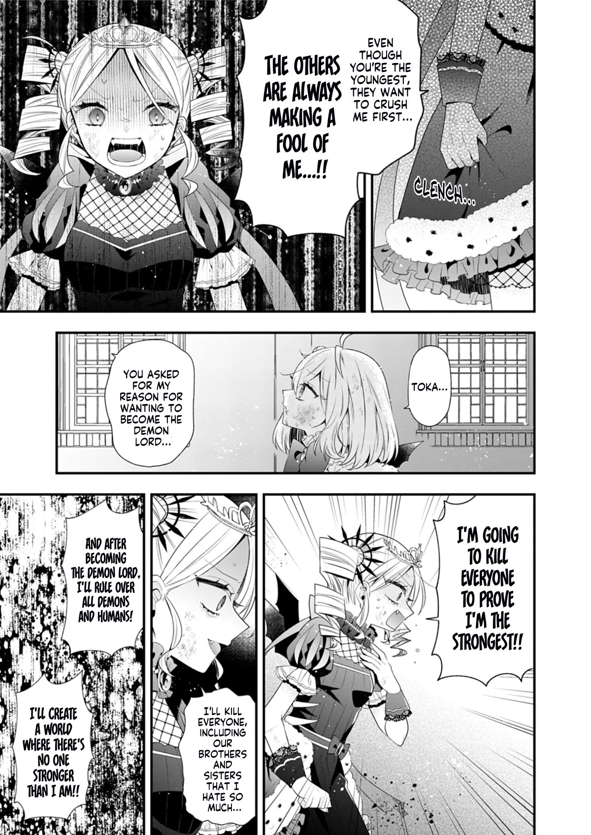 The Old Man That Was Reincarnated as a Young Girl in the Demon World Wants to Become the Demon Lord for the Sake of Peace Chapter 5 page 25 - Chapter 5: Envy Burns a Bright Orange