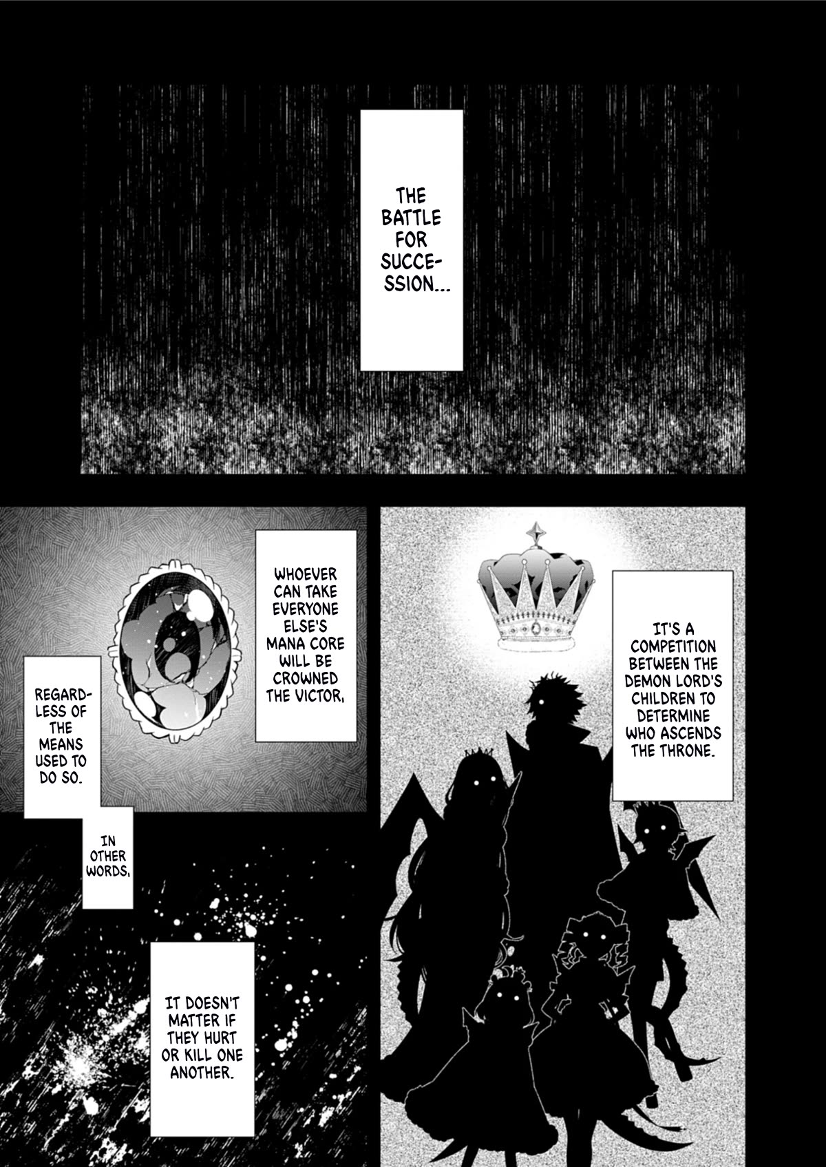 The Old Man That Was Reincarnated as a Young Girl in the Demon World Wants to Become the Demon Lord for the Sake of Peace Chapter 5 page 3 - Chapter 5: Envy Burns a Bright Orange