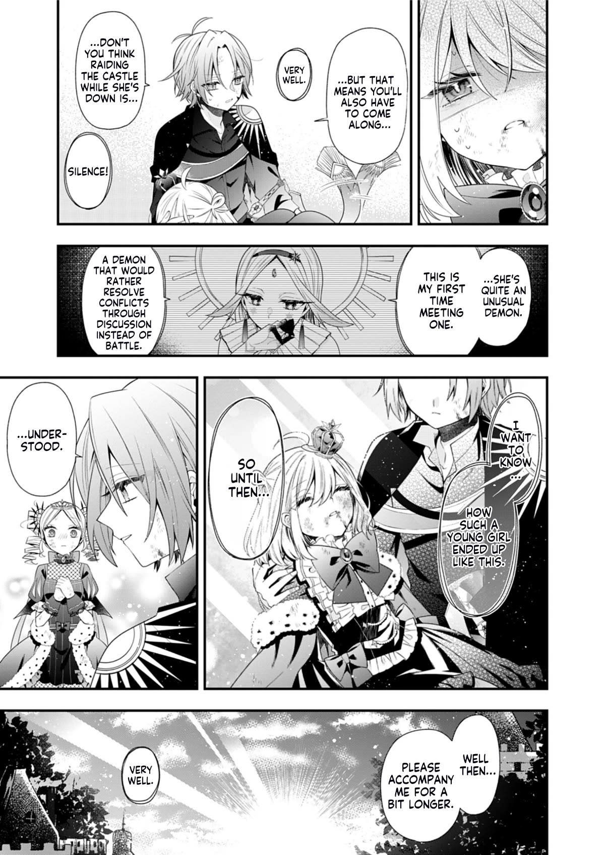 The Old Man That Was Reincarnated as a Young Girl in the Demon World Wants to Become the Demon Lord for the Sake of Peace Chapter 5 page 33 - Chapter 5: Envy Burns a Bright Orange
