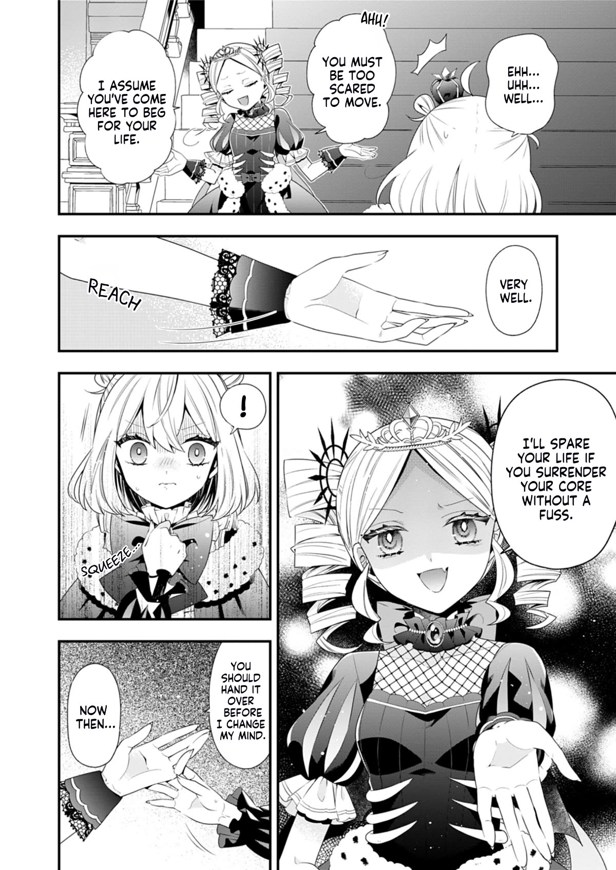 The Old Man That Was Reincarnated as a Young Girl in the Demon World Wants to Become the Demon Lord for the Sake of Peace Chapter 5 page 6 - Chapter 5: Envy Burns a Bright Orange