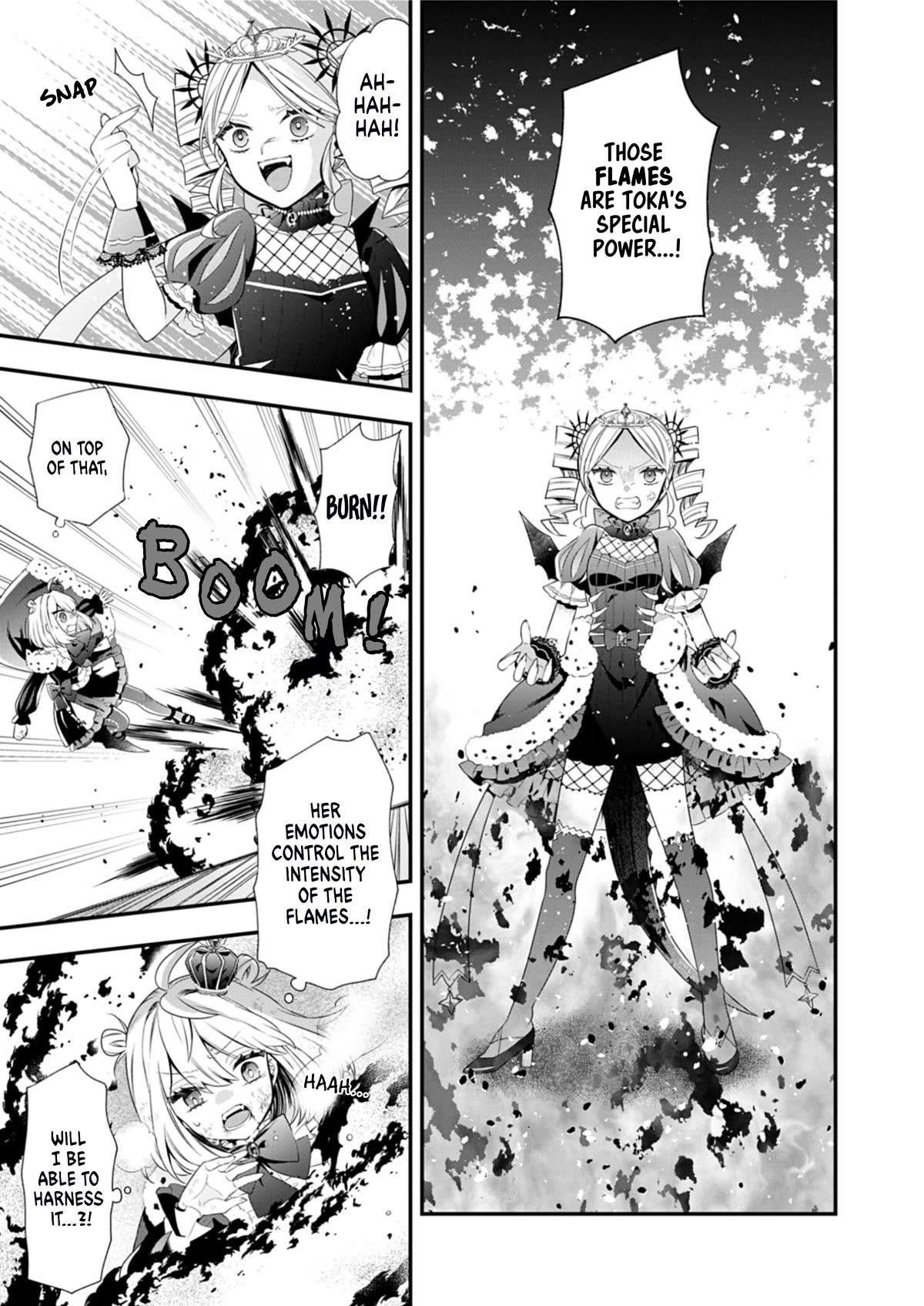 The Old Man That Was Reincarnated as a Young Girl in the Demon World Wants to Become the Demon Lord for the Sake of Peace Chapter 5 page 9 - Chapter 5: Envy Burns a Bright Orange
