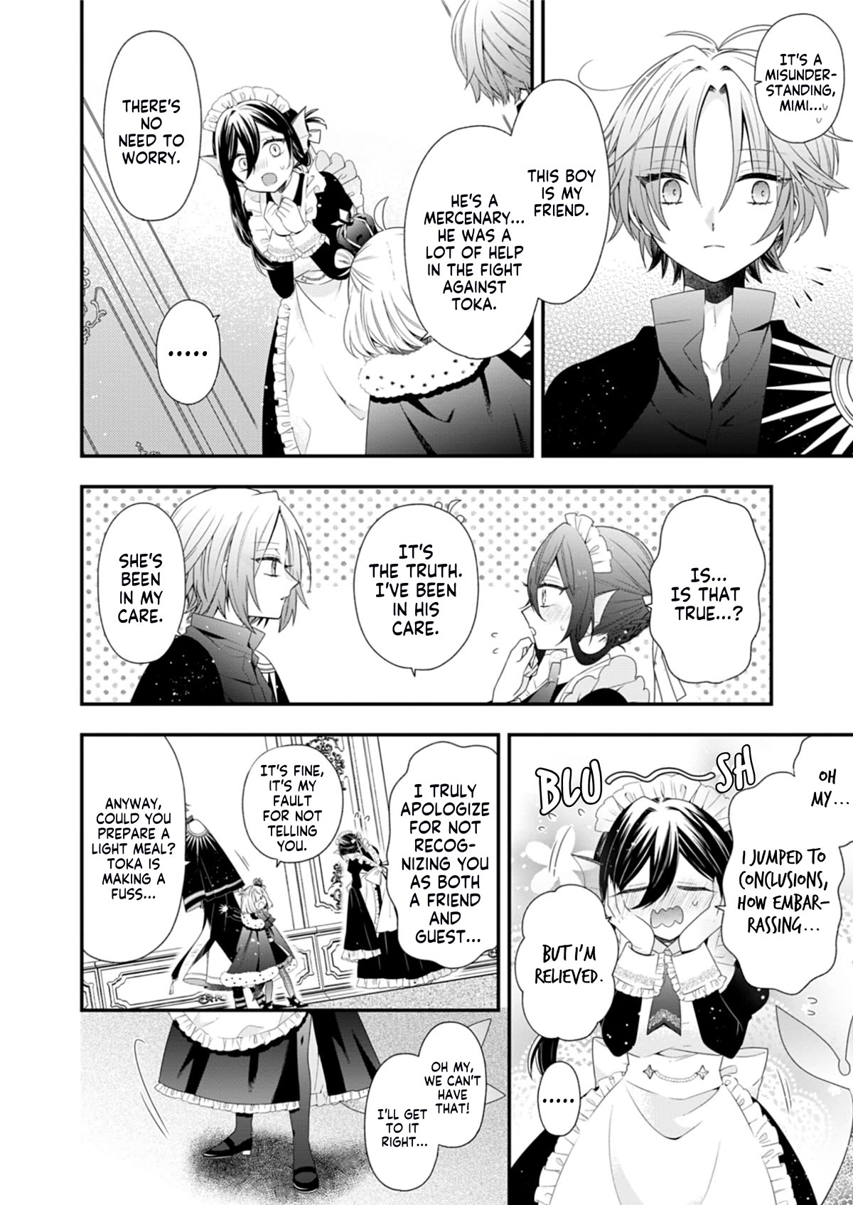 The Old Man That Was Reincarnated as a Young Girl in the Demon World Wants to Become the Demon Lord for the Sake of Peace Chapter 6 page 17 - Chapter 6: One Toxin in a Sea of Poison