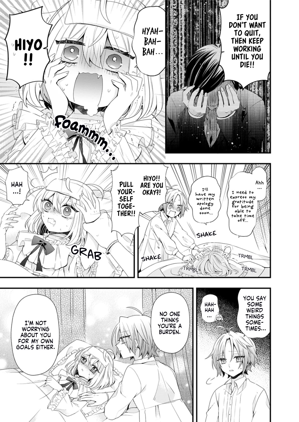 The Old Man That Was Reincarnated as a Young Girl in the Demon World Wants to Become the Demon Lord for the Sake of Peace Chapter 7 page 12 - Chapter 7: The Gears of Azerbain Are Like Silver Bullets