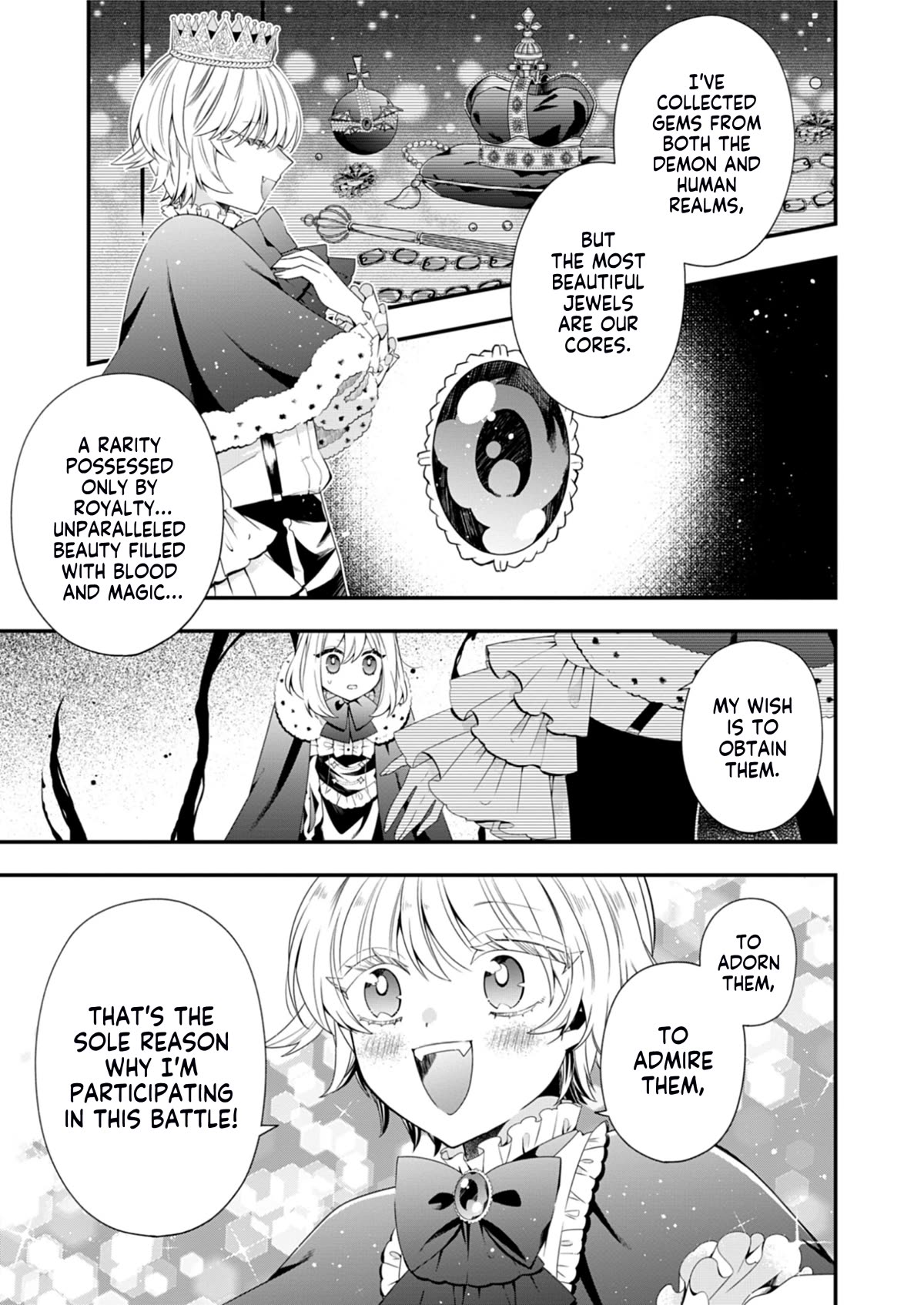 The Old Man That Was Reincarnated as a Young Girl in the Demon World Wants to Become the Demon Lord for the Sake of Peace Chapter 8 page 10 - Chapter 8: An Avaricious Paris Green Emerging From the Bog