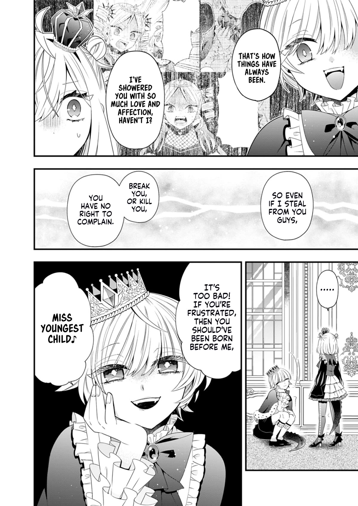 The Old Man That Was Reincarnated as a Young Girl in the Demon World Wants to Become the Demon Lord for the Sake of Peace Chapter 8 page 13 - Chapter 8: An Avaricious Paris Green Emerging From the Bog