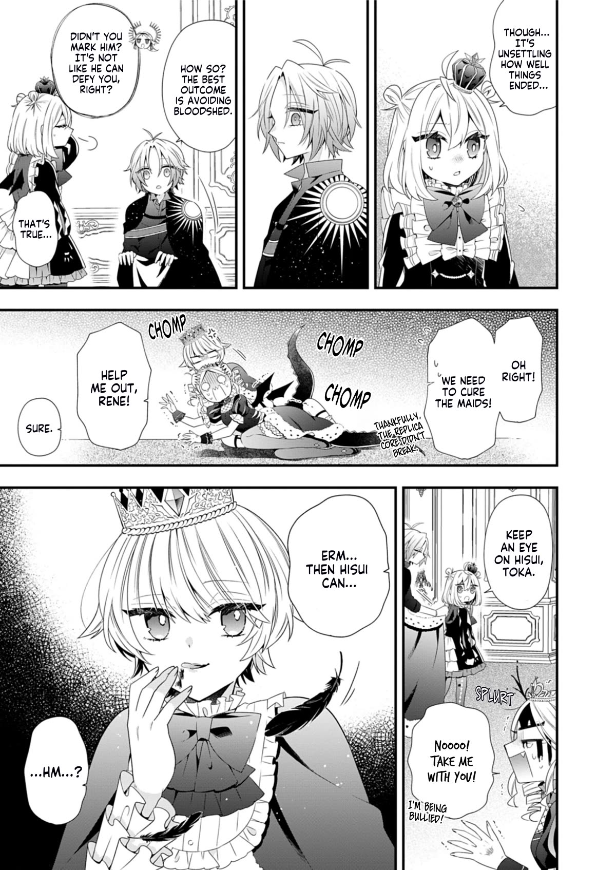 The Old Man That Was Reincarnated as a Young Girl in the Demon World Wants to Become the Demon Lord for the Sake of Peace Chapter 8 page 22 - Chapter 8: An Avaricious Paris Green Emerging From the Bog