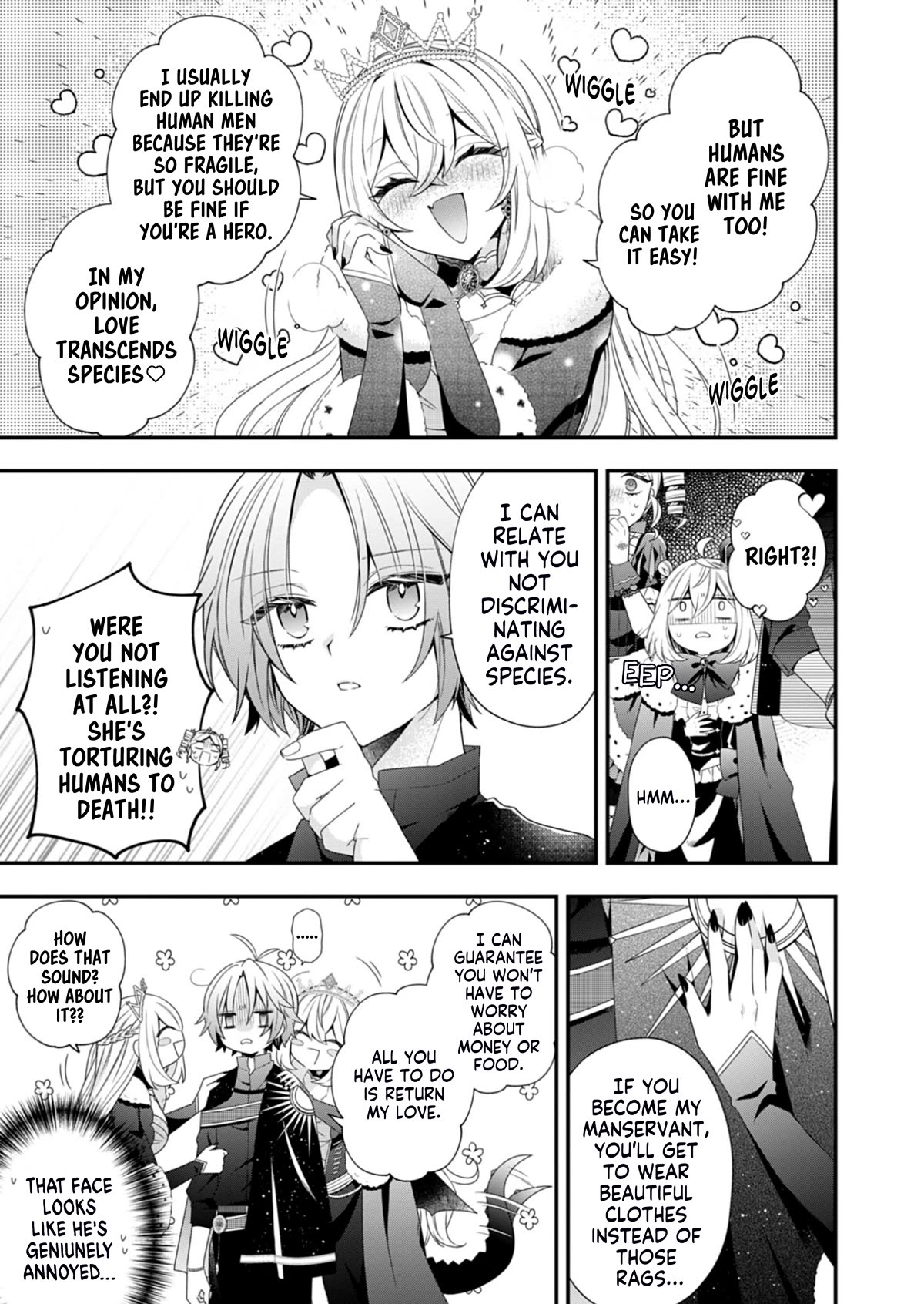 The Old Man That Was Reincarnated as a Young Girl in the Demon World Wants to Become the Demon Lord for the Sake of Peace Chapter 9 page 10 - Chapter 9: The Caged Paradise of Carnal Lust