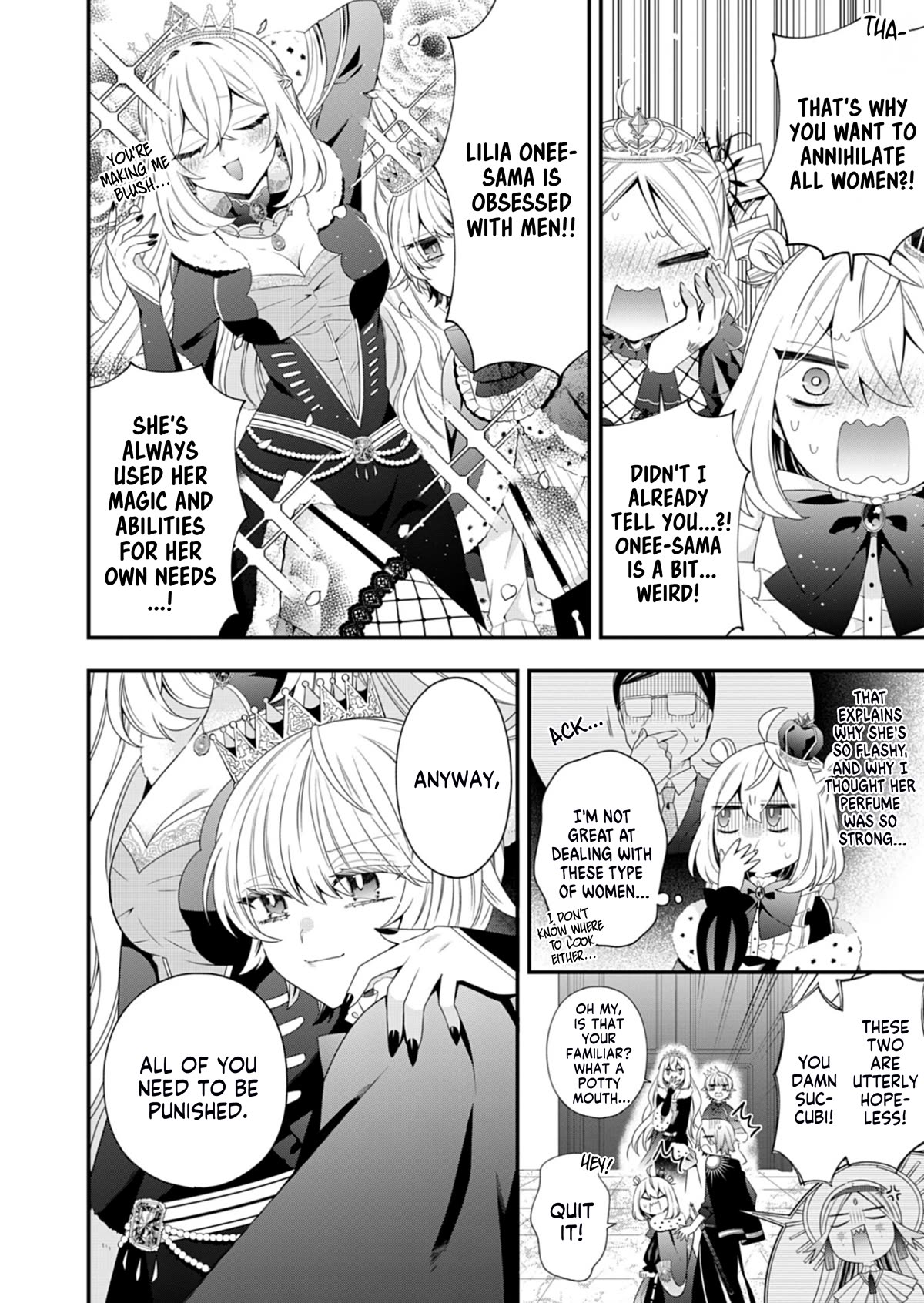 The Old Man That Was Reincarnated as a Young Girl in the Demon World Wants to Become the Demon Lord for the Sake of Peace Chapter 9 page 5 - Chapter 9: The Caged Paradise of Carnal Lust