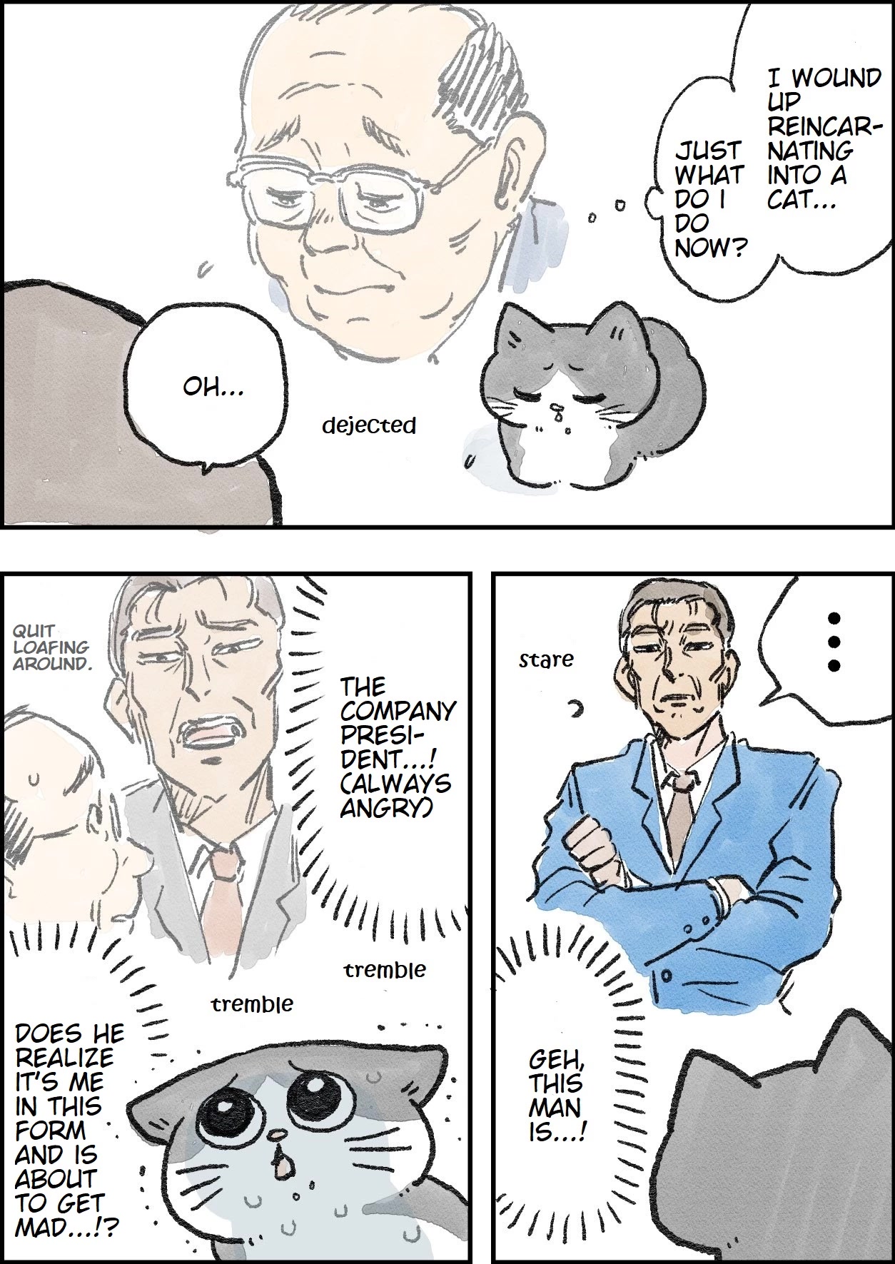 The Old Man Who Was Reincarnated As A Cat Chapter 5 page 1 - Chapter 5